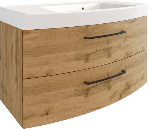 welltime Waschbeckenschrank »Chicago«, Badmöbel, Waschtisch, Breite 100 cm, günstig online kaufen