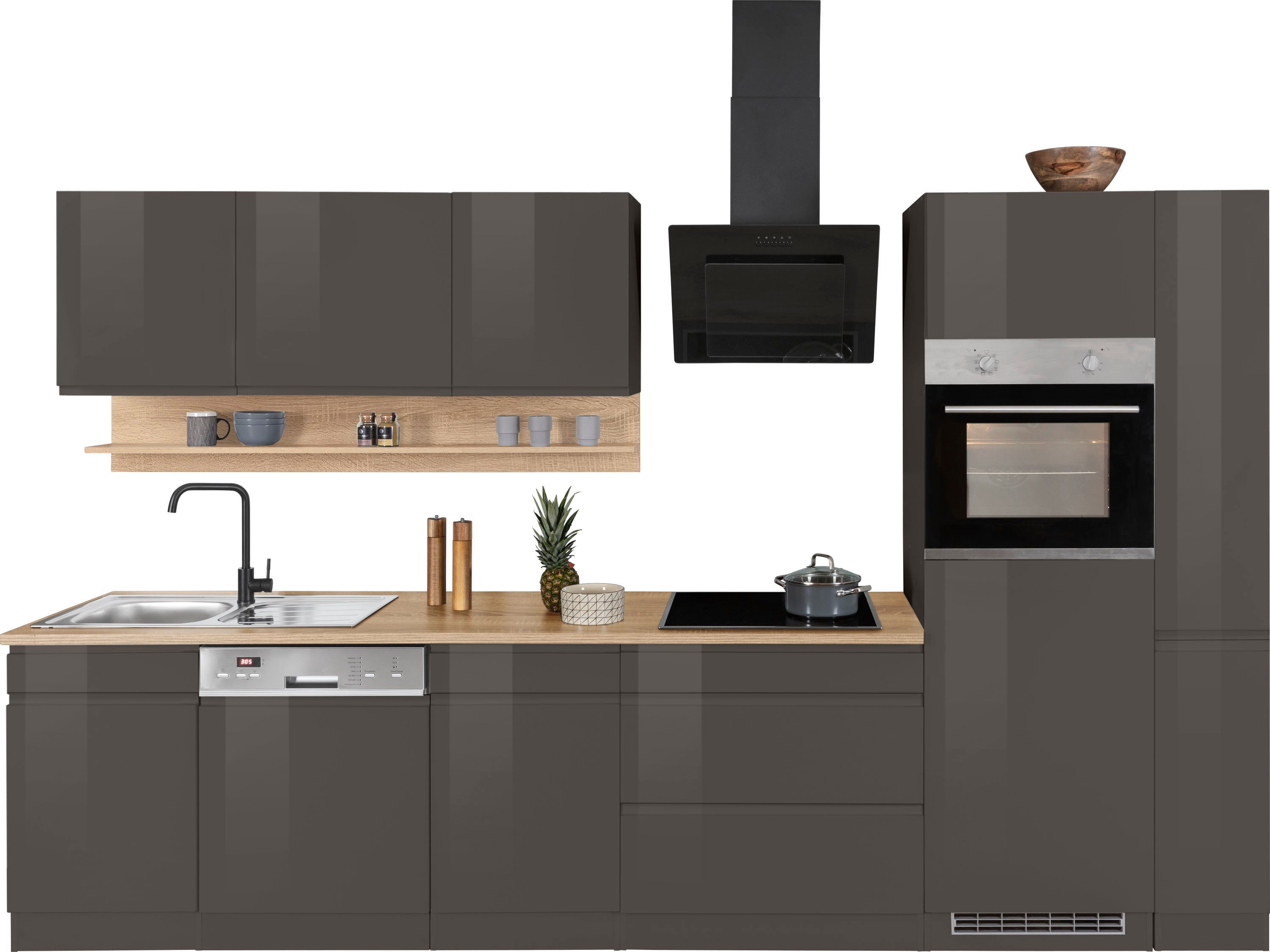 KOCHSTATION Küchenzeile KS-Virginia, Breite 330 cm, günstig online kaufen