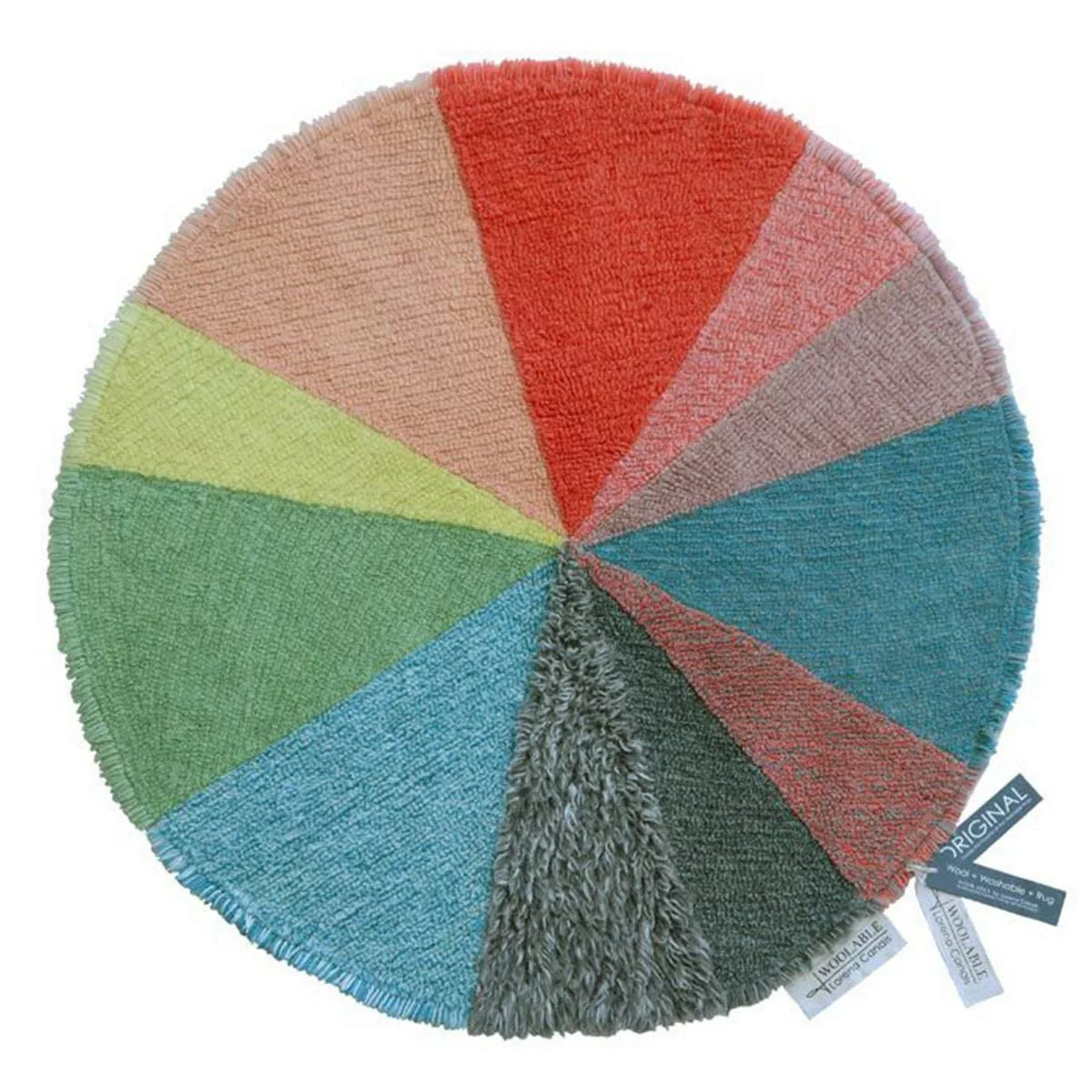 Lorena Canals Runder Wollteppich Pie Chart günstig online kaufen