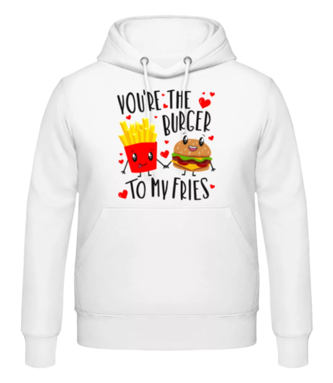 Burger To My Fries · Männer Hoodie günstig online kaufen