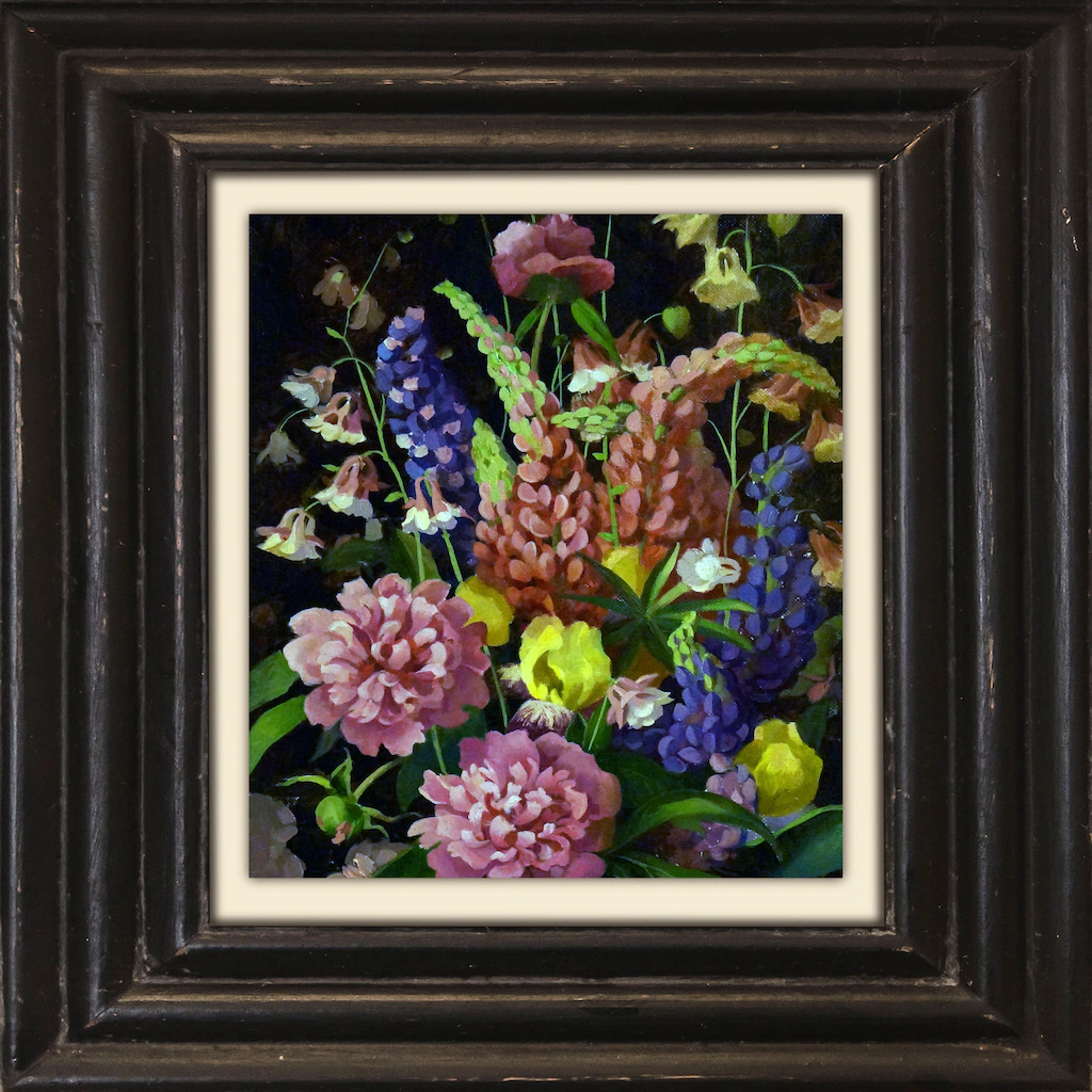 queence Leinwandbild "Blumen", Kunst-Blumen-Blumenbilder-Stillleben-Garten- günstig online kaufen