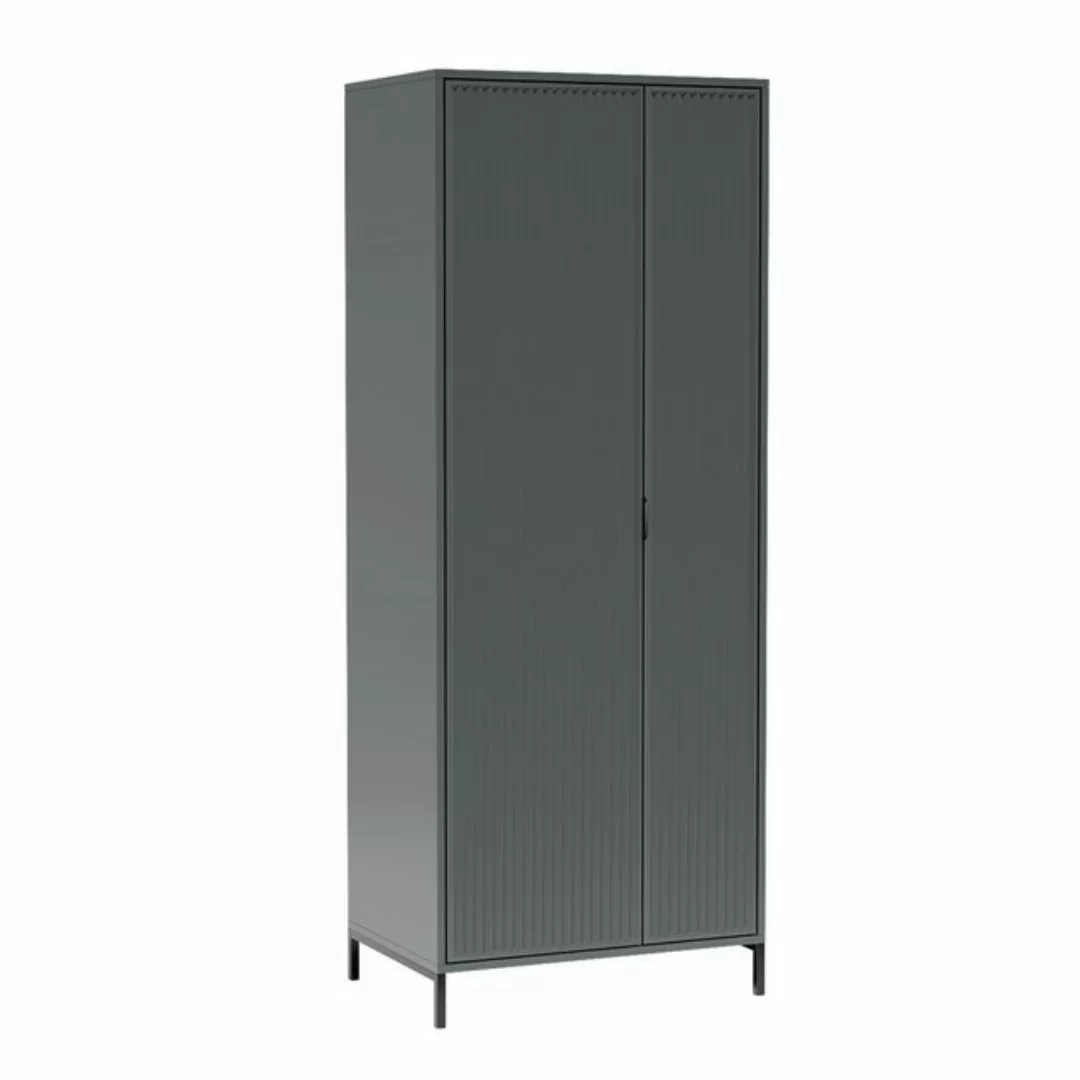 Furnix Kleiderschrank LINKI LS 11 Schrank mit Kleiderstange und Metallbeine günstig online kaufen