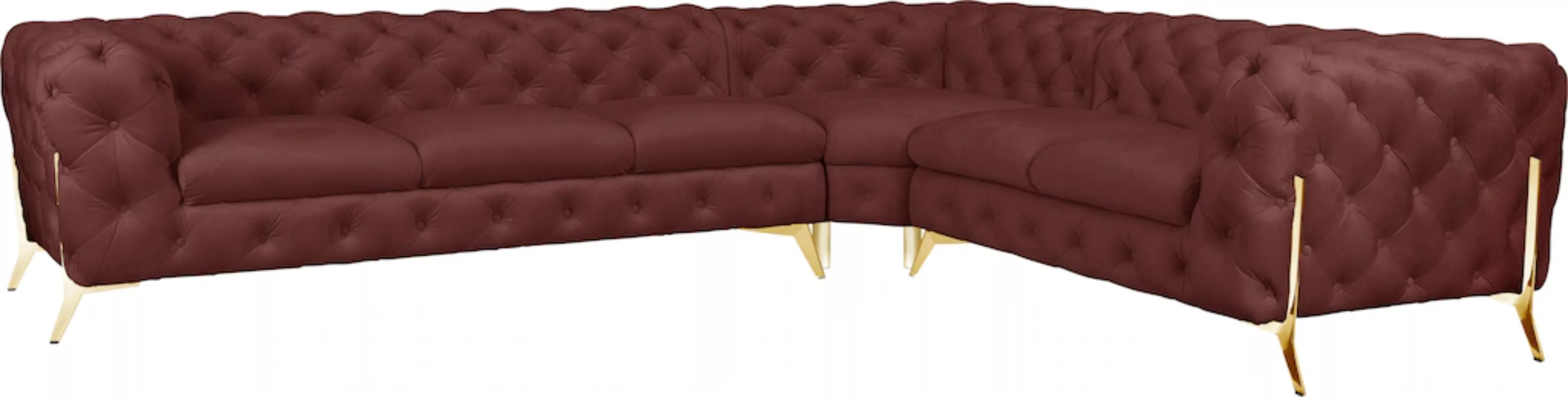 Leonique Chesterfield-Sofa "Amaury L-Form" günstig online kaufen