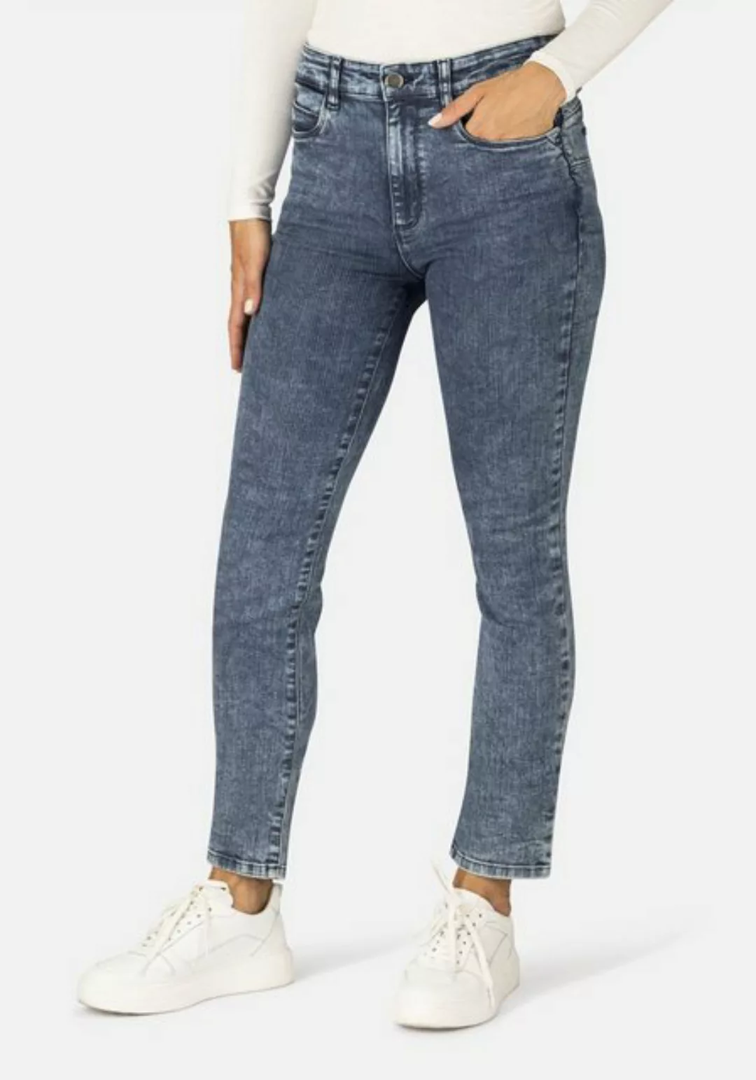 STOOKER WOMEN 5-Pocket-Jeans Milano Stripe Magic Shape Fit günstig online kaufen