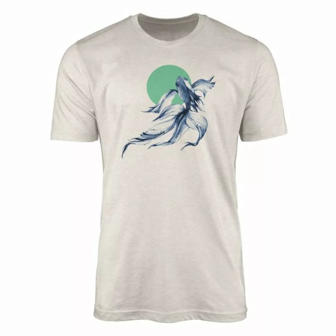 Sinus Art T-Shirt Herren Shirt 100% gekämmte Bio-Baumwolle T-Shirt Kampffis günstig online kaufen