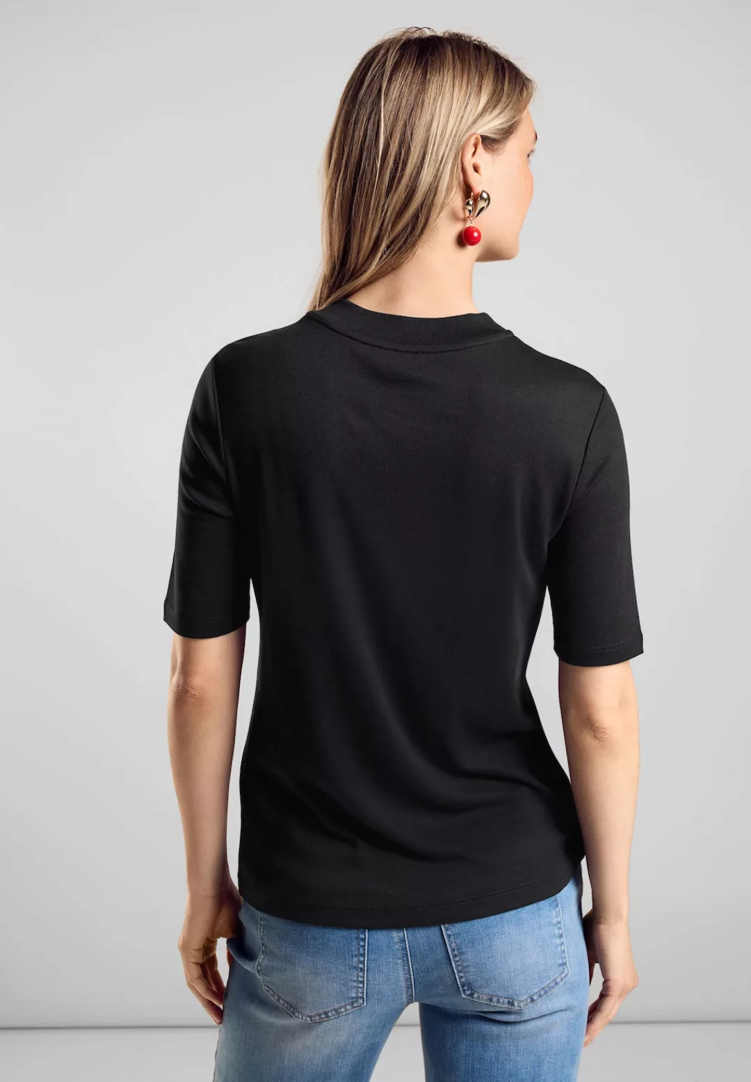 STREET ONE T-Shirt mit Turtle Neck günstig online kaufen