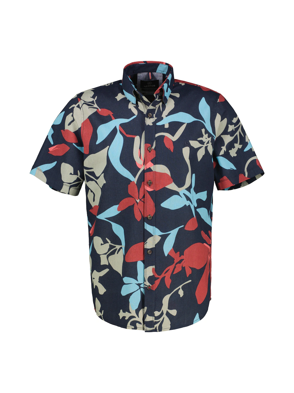 LERROS Kurzarmhemd "LERROS Sommerhemd in Hawaiian-Style" günstig online kaufen