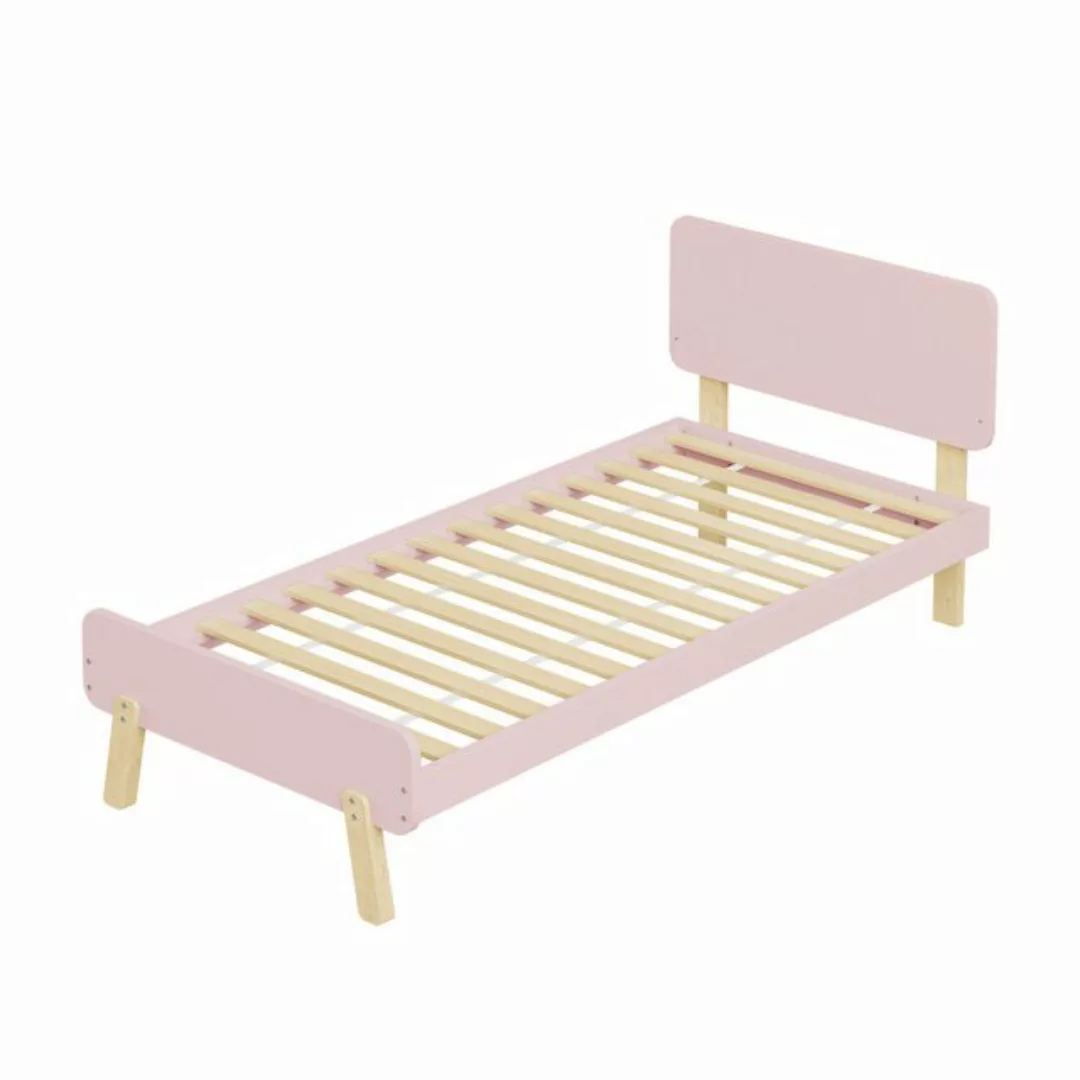 MODFU Kinderbett Einzelbett aus Massivholz mit Lattenrost (90 x 190 cm, nie günstig online kaufen