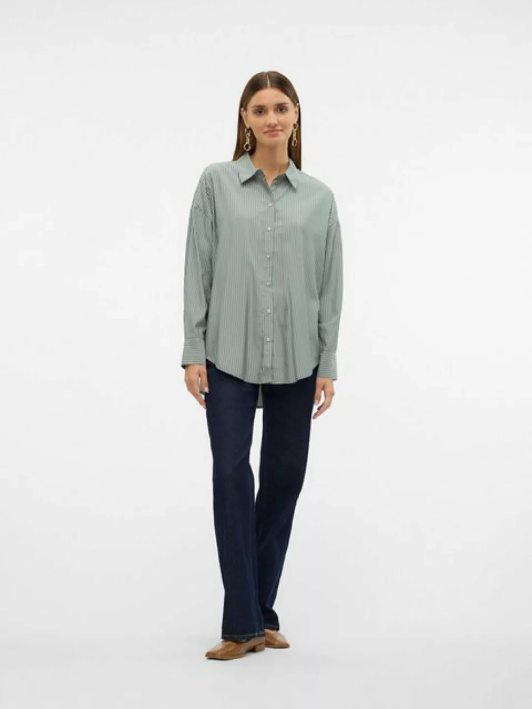 Vero Moda Langarmbluse VMNORA LS OVERSIZE SHIRT WVN GA NOOS günstig online kaufen