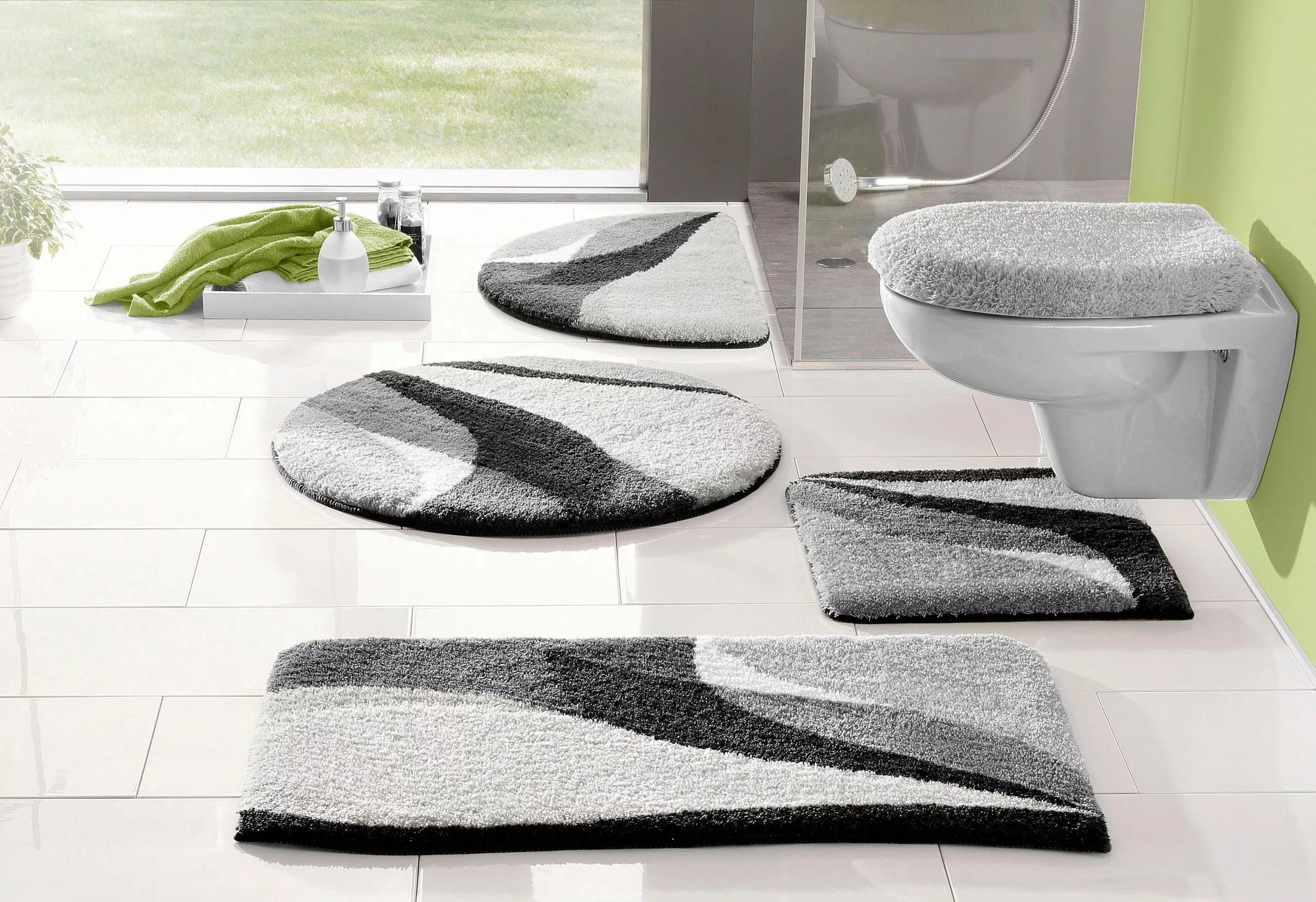 my home Badematte Magnus, Badvorleger, Badezimmer günstig online kaufen