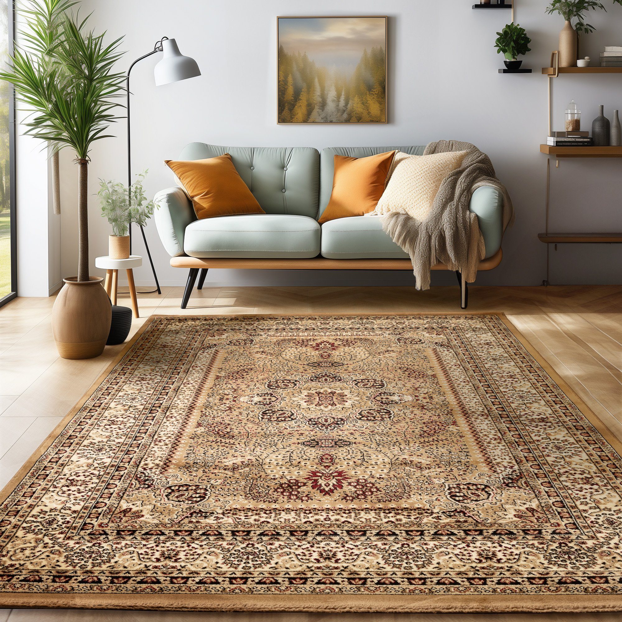 SIMPEX24 Orientteppich Orientalisch Design, Rechteckig, Höhe: günstig online kaufen