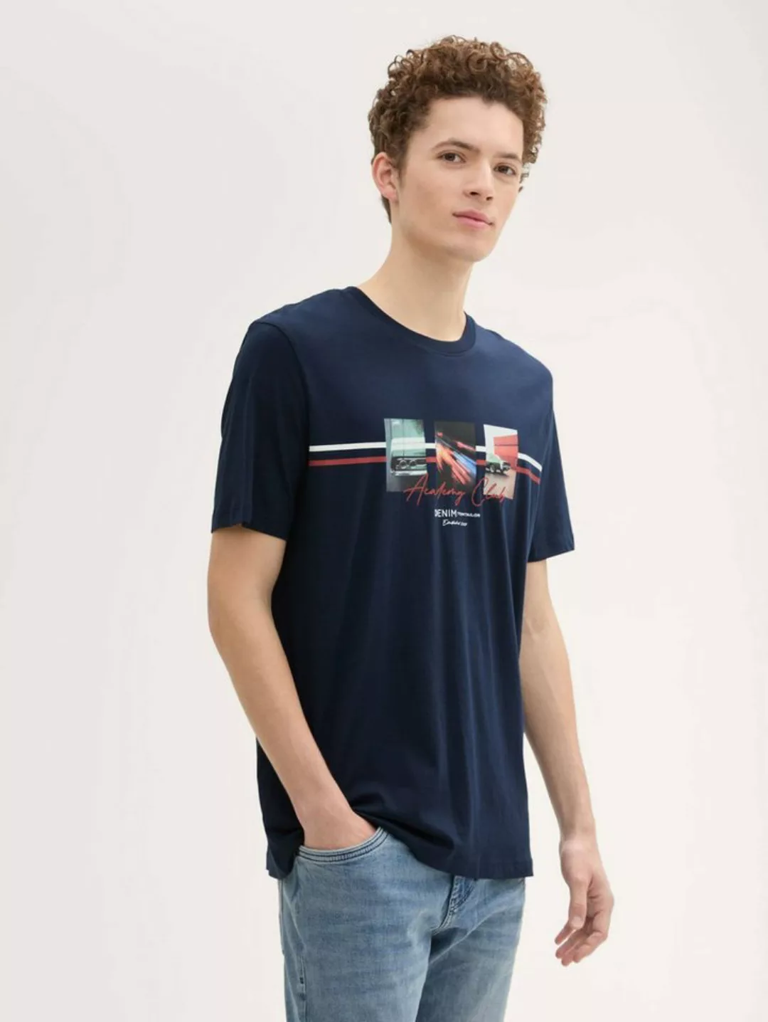 TOM TAILOR Denim T-Shirt T-Shirt mit Fotoprint günstig online kaufen