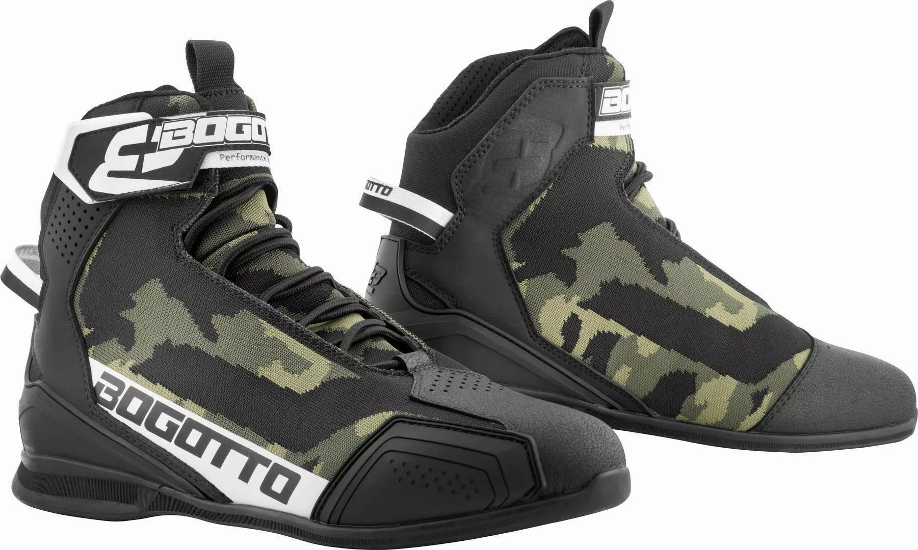 Bogotto Tokyo Camo perforierte Motorrad Schuhe günstig online kaufen