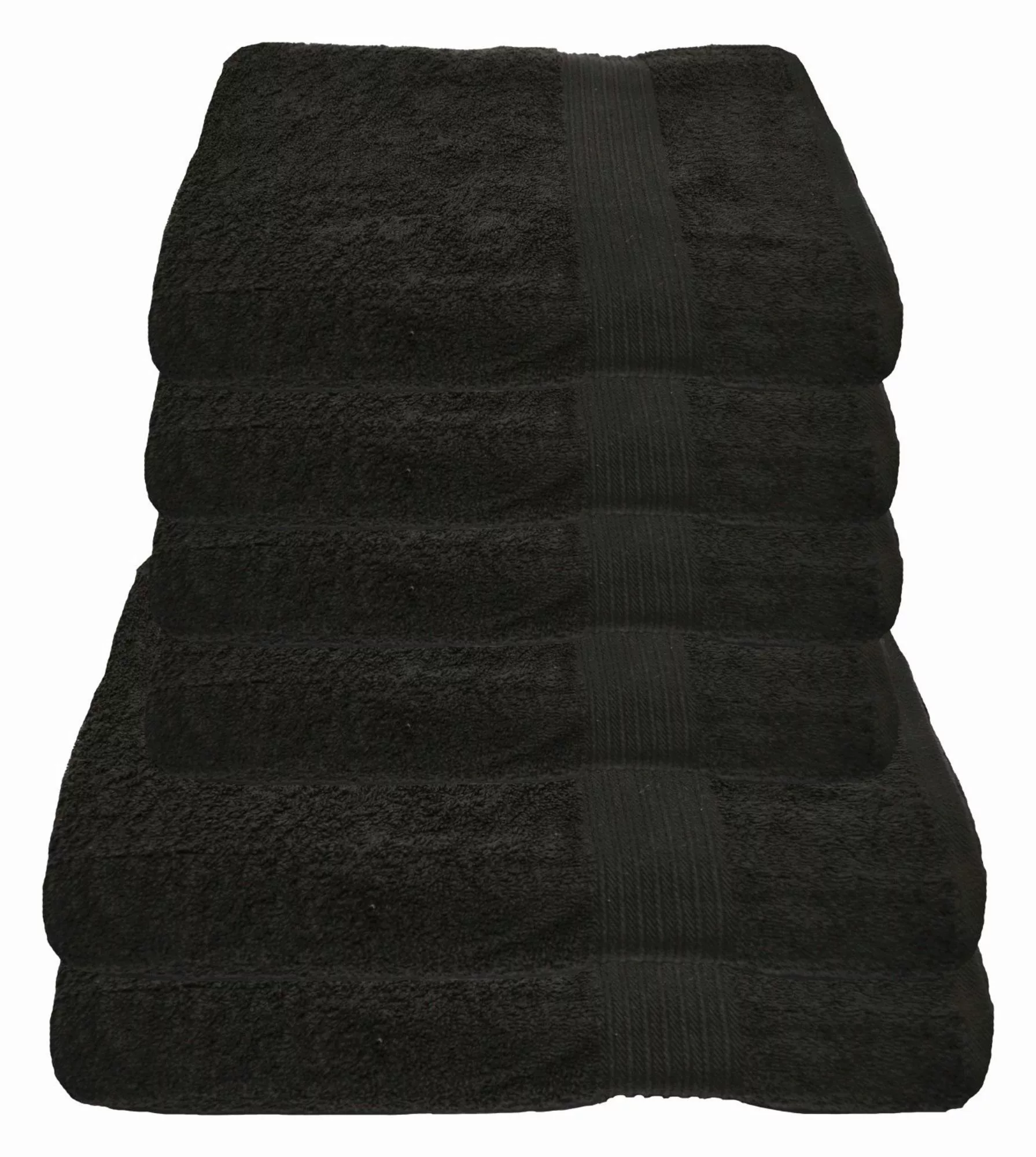 Julie Julsen Handtücher 6-Handtücher-Schwarz, Baumwolle (6-St) günstig online kaufen