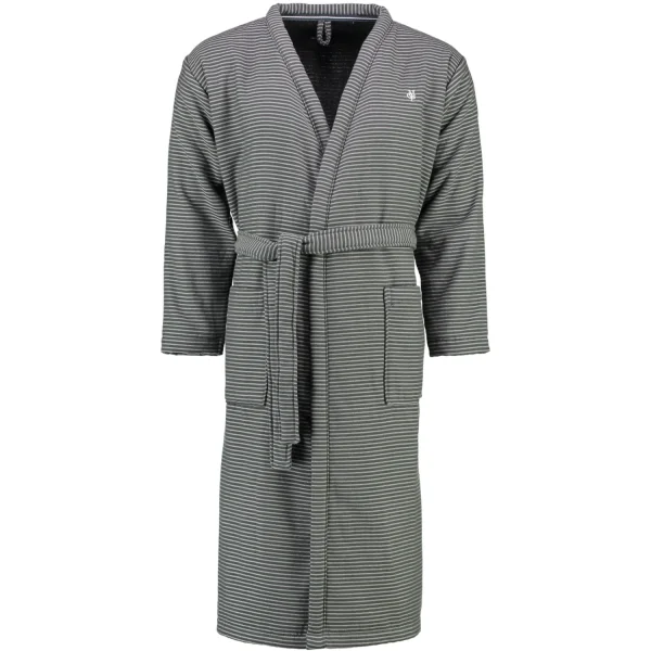 Marc o Polo Bademantel Kimono Jaik - Farbe: Anthracite - S günstig online kaufen