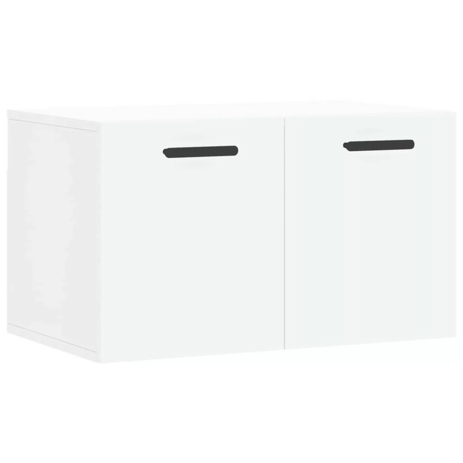 vidaXL Hängeschrank Wandschrank Hängeschrank Aufbewahrung Weiß 60x36,5x35 c günstig online kaufen