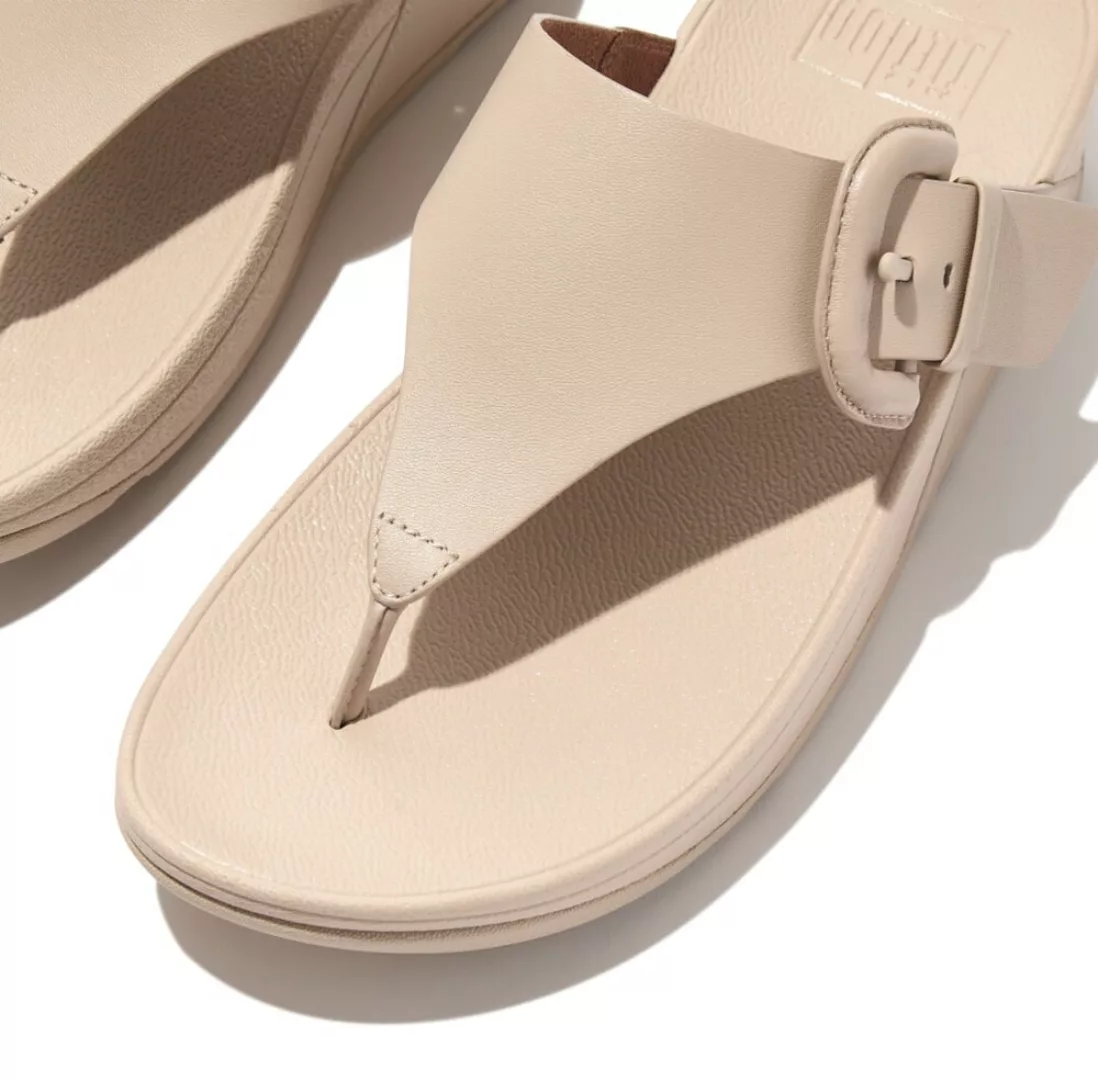 Fitflop Zehentrenner "LULU COVERED", Keilabsatz, Sommerschuh, Schlappen mit günstig online kaufen