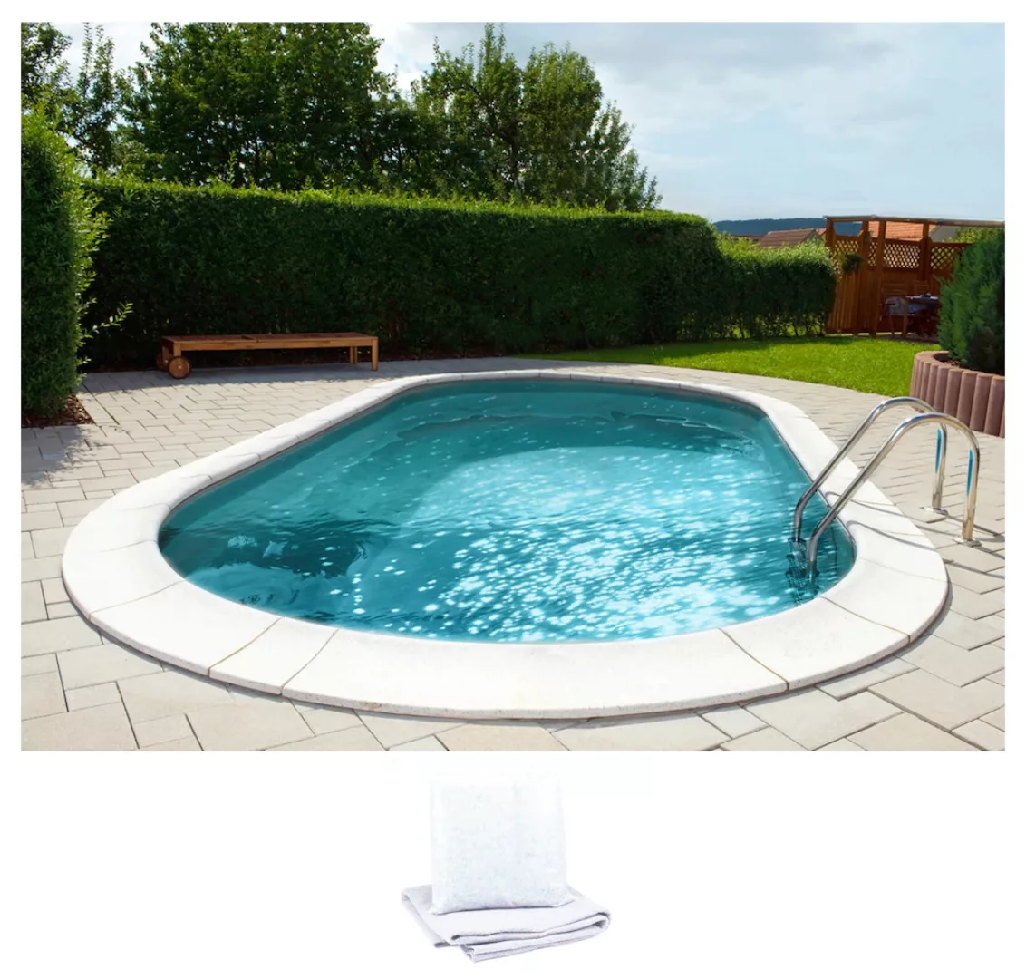 my POOL BWT Ovalpool "PREMIUM mit grauer Innenfolie", (Set, 2 tlg.), Höhe 1 günstig online kaufen