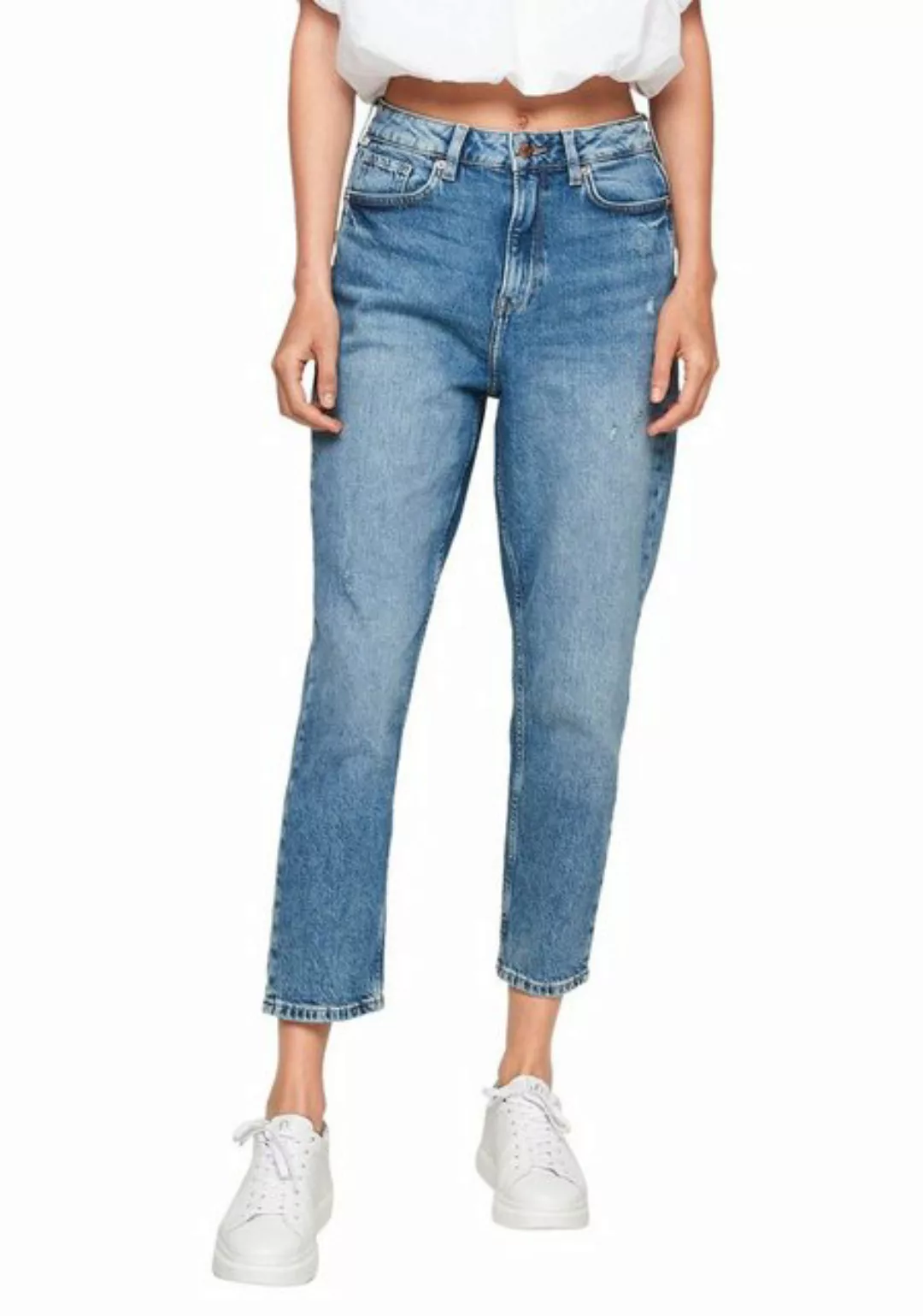 QS Tapered-fit-Jeans im klassischen 5-Pocket-Style günstig online kaufen