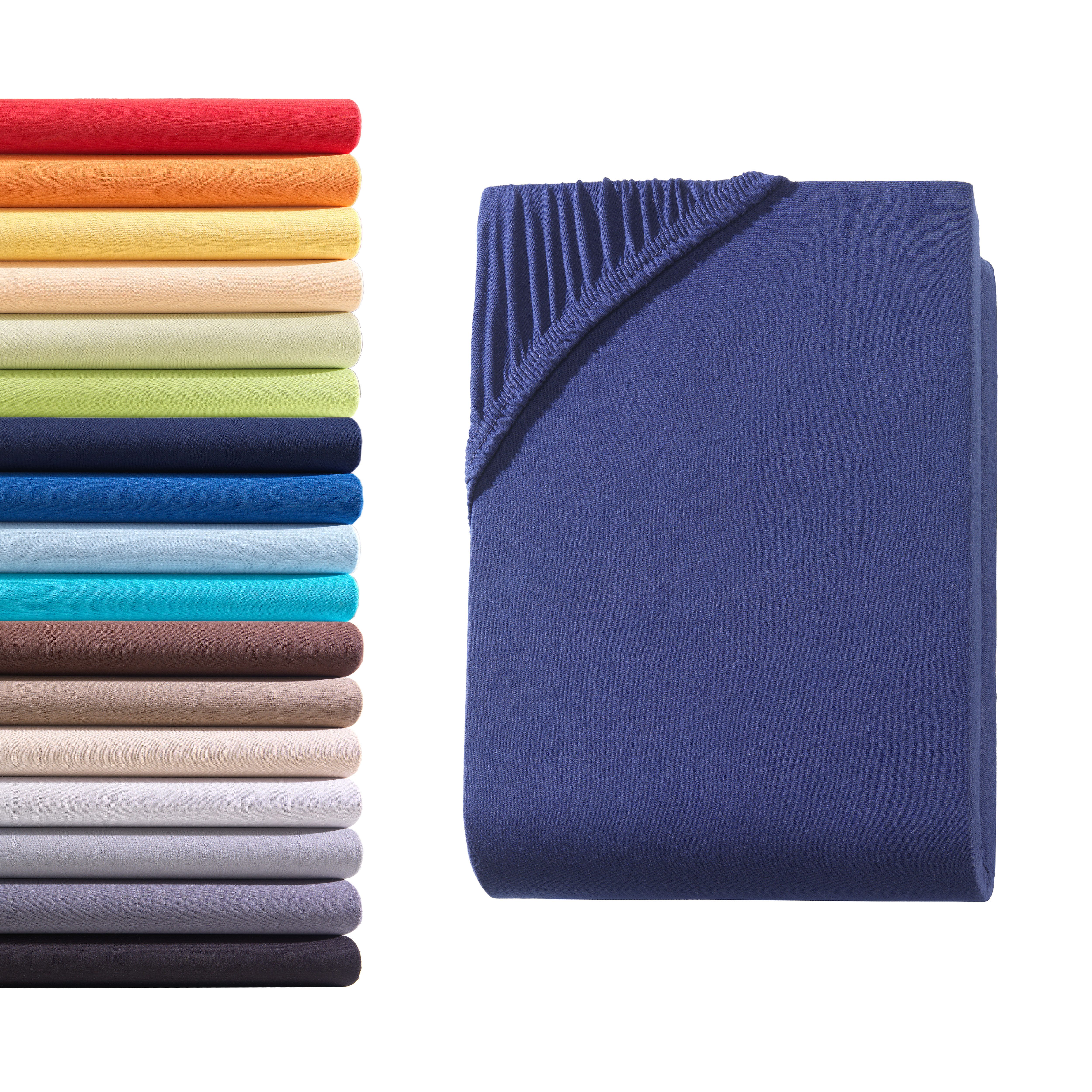 Hometex Premium Textiles Spannbettlaken Jersey Spannbettlaken günstig online kaufen