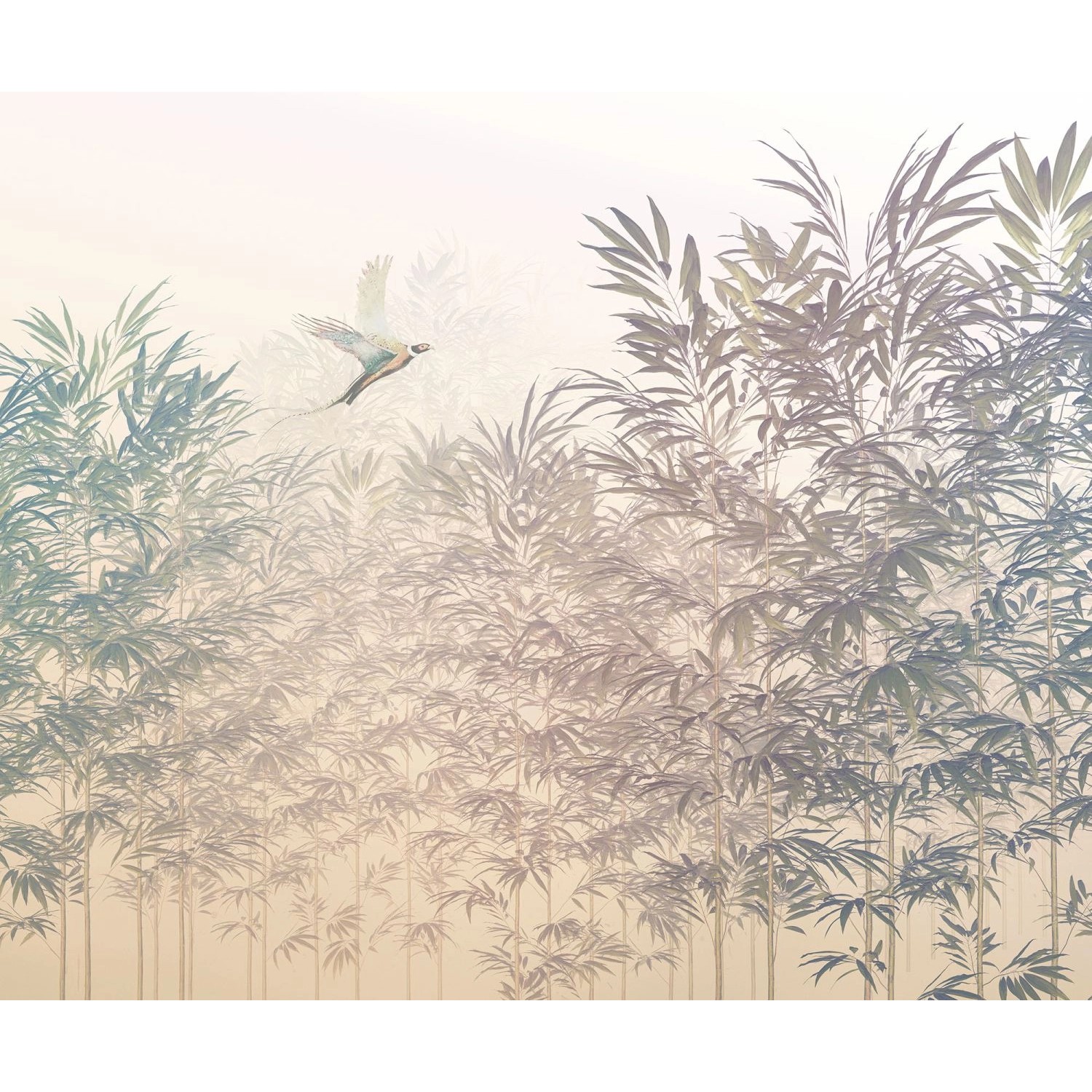 Komar Fototapete Bamboo Paradise Beige 300 x 250 cm 611205 günstig online kaufen
