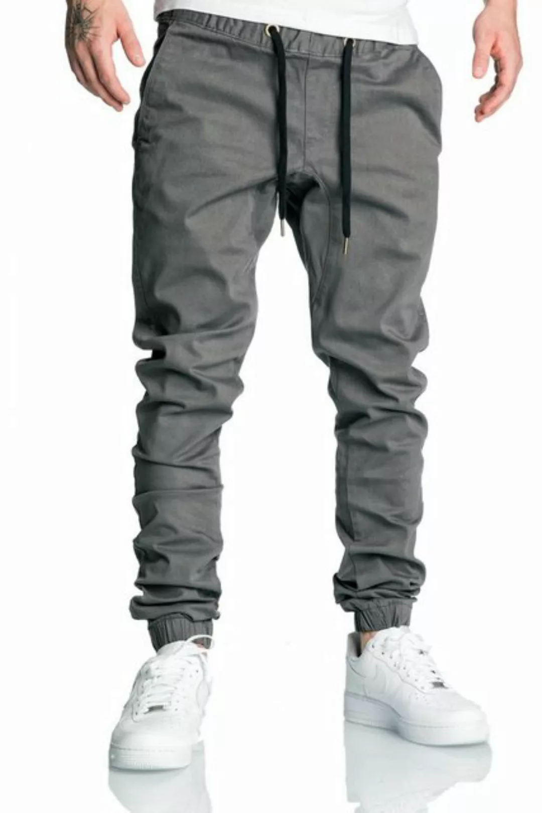 REPUBLIX Chinohose RICK Herren Basic Jogger Hose Chino mit Kontrast günstig online kaufen