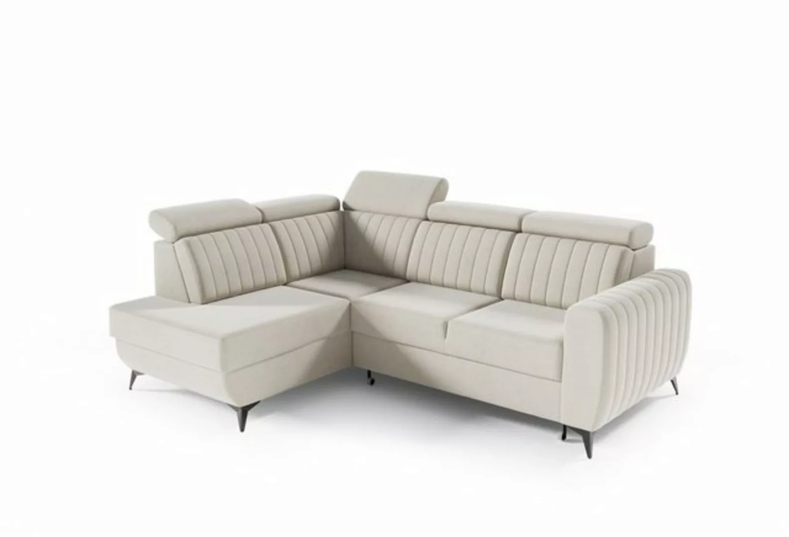 MOEBLO Ecksofa MOSTA II, Couch für Wohnzimmer, Schlafsofa Sofagarnitur Sofa günstig online kaufen