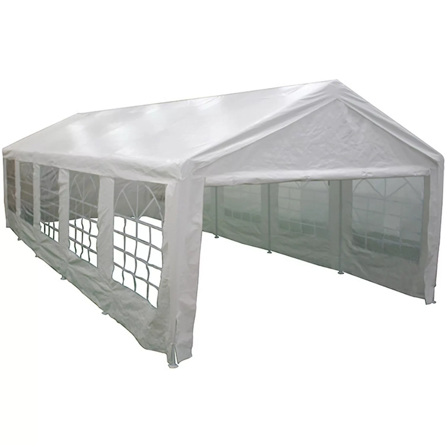 Siena Garden Event Pavillon 4x10 m Gestell aus Stahl Weiß Bezug aus Polyeth günstig online kaufen