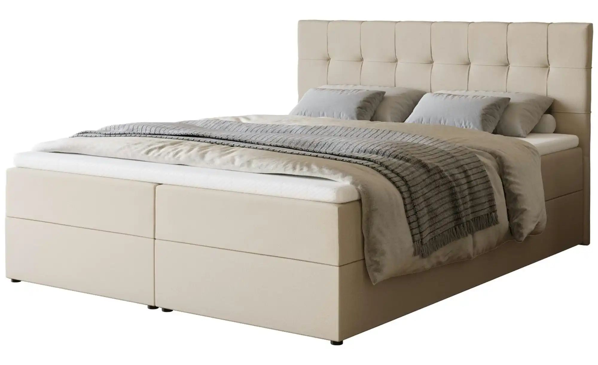 Boxbett mit Stauraum Dartford ¦ beige ¦ Maße (cm): B: 160 H: 102 Betten > P günstig online kaufen