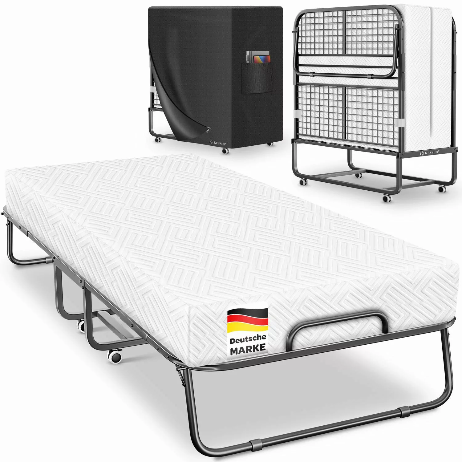 KESSER Gästebett 200x90cm Klappbett faltbares Reisebett günstig online kaufen