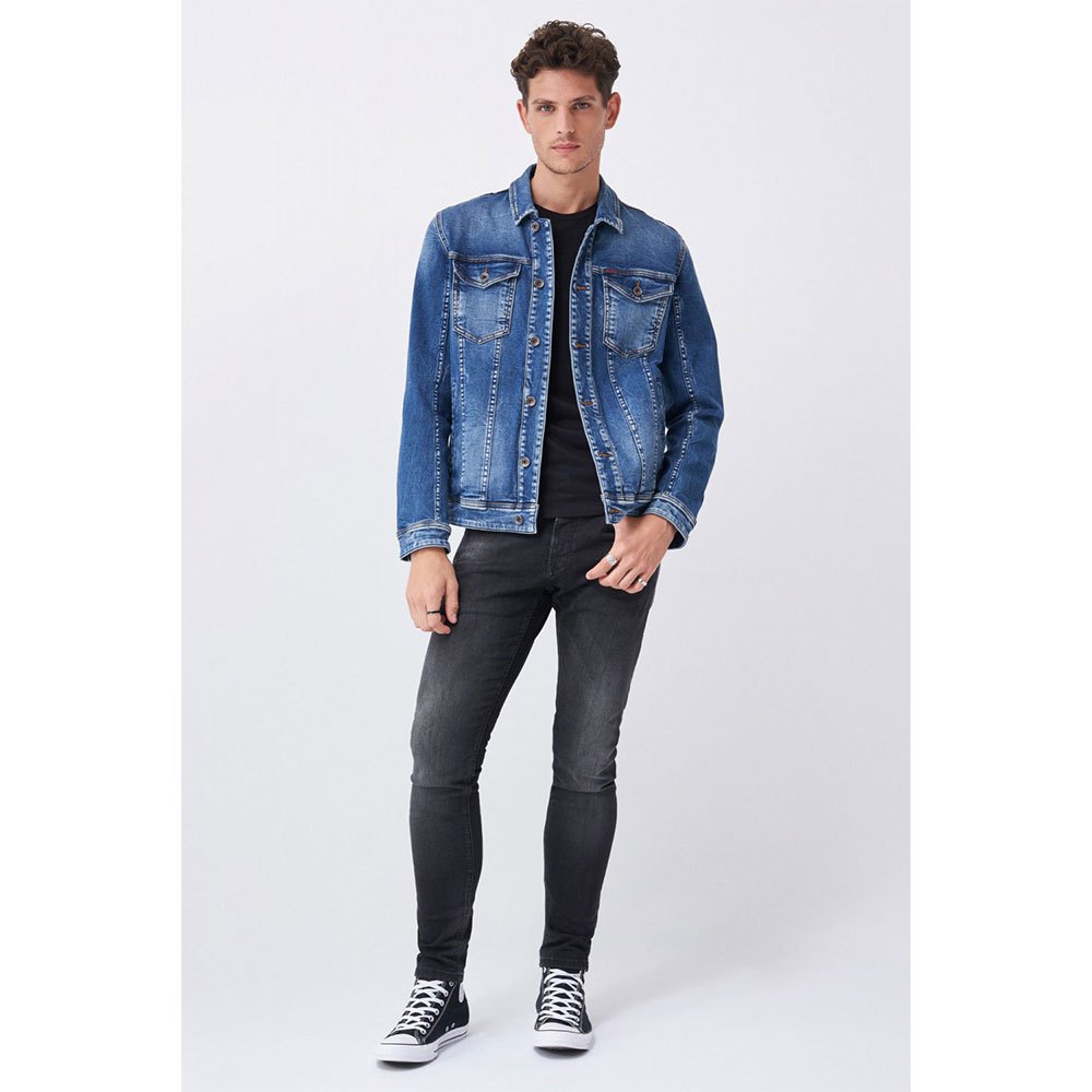 Salsa Jeans 125438-806 / Graphene Slim Trucker Jacket S-resist Jeansjacke L günstig online kaufen