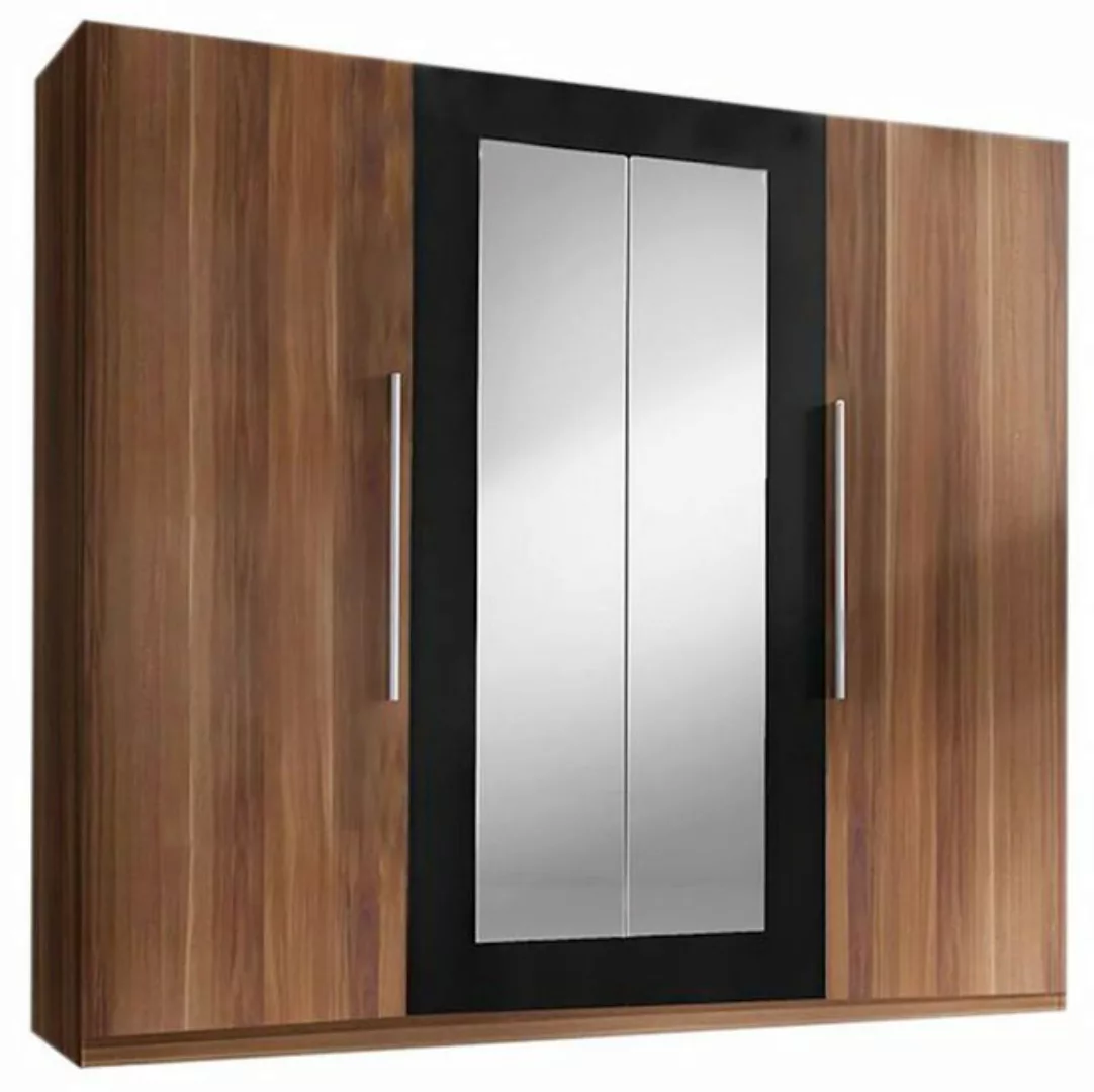 Helvetia Drehtürenschrank Vera (1-St) 4-türig Spiegel 228cm kernnussbaum ro günstig online kaufen