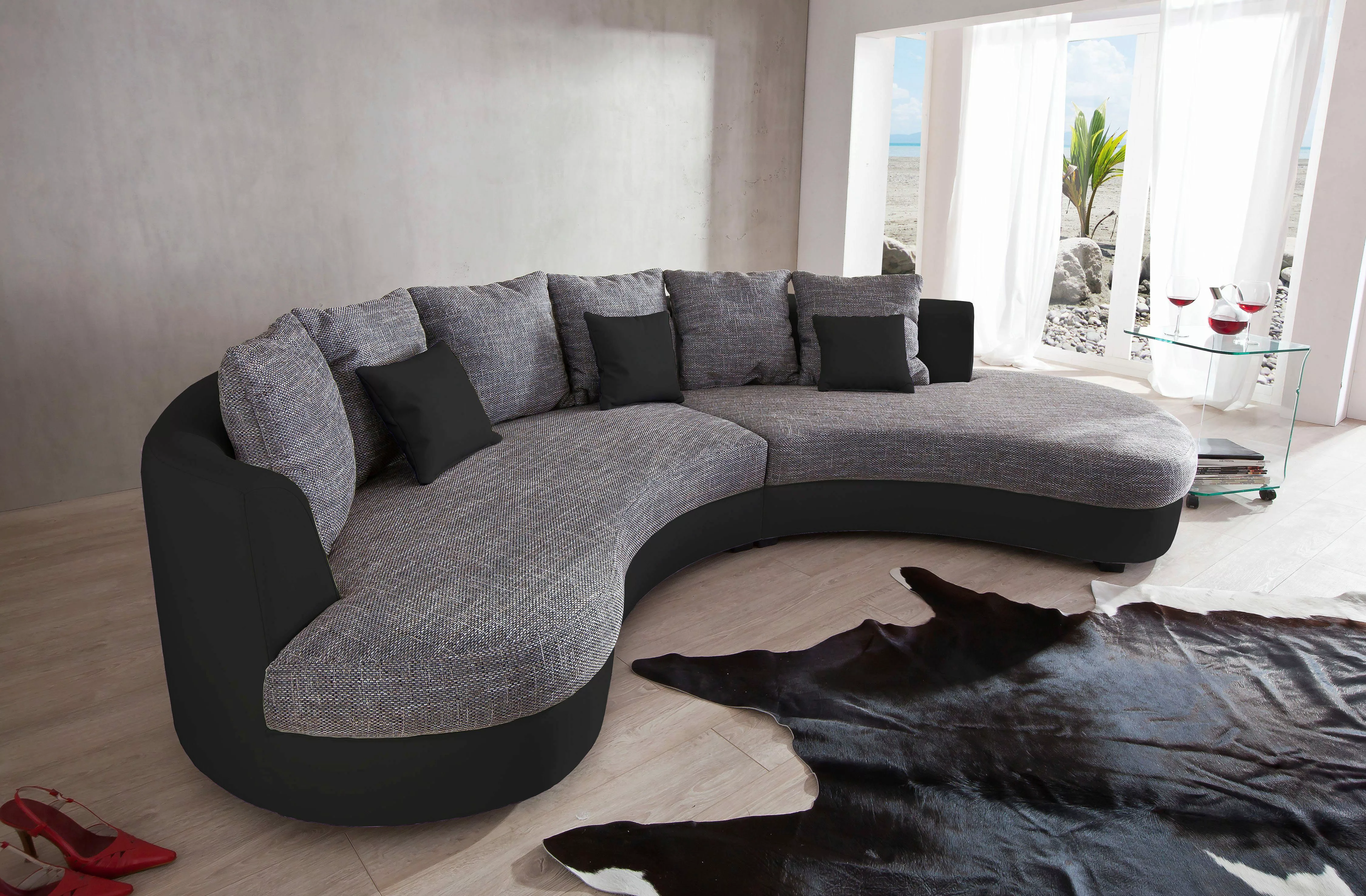 INOSIGN Ecksofa "Limoncello organische Formensprache, L-Form", ergonomische günstig online kaufen
