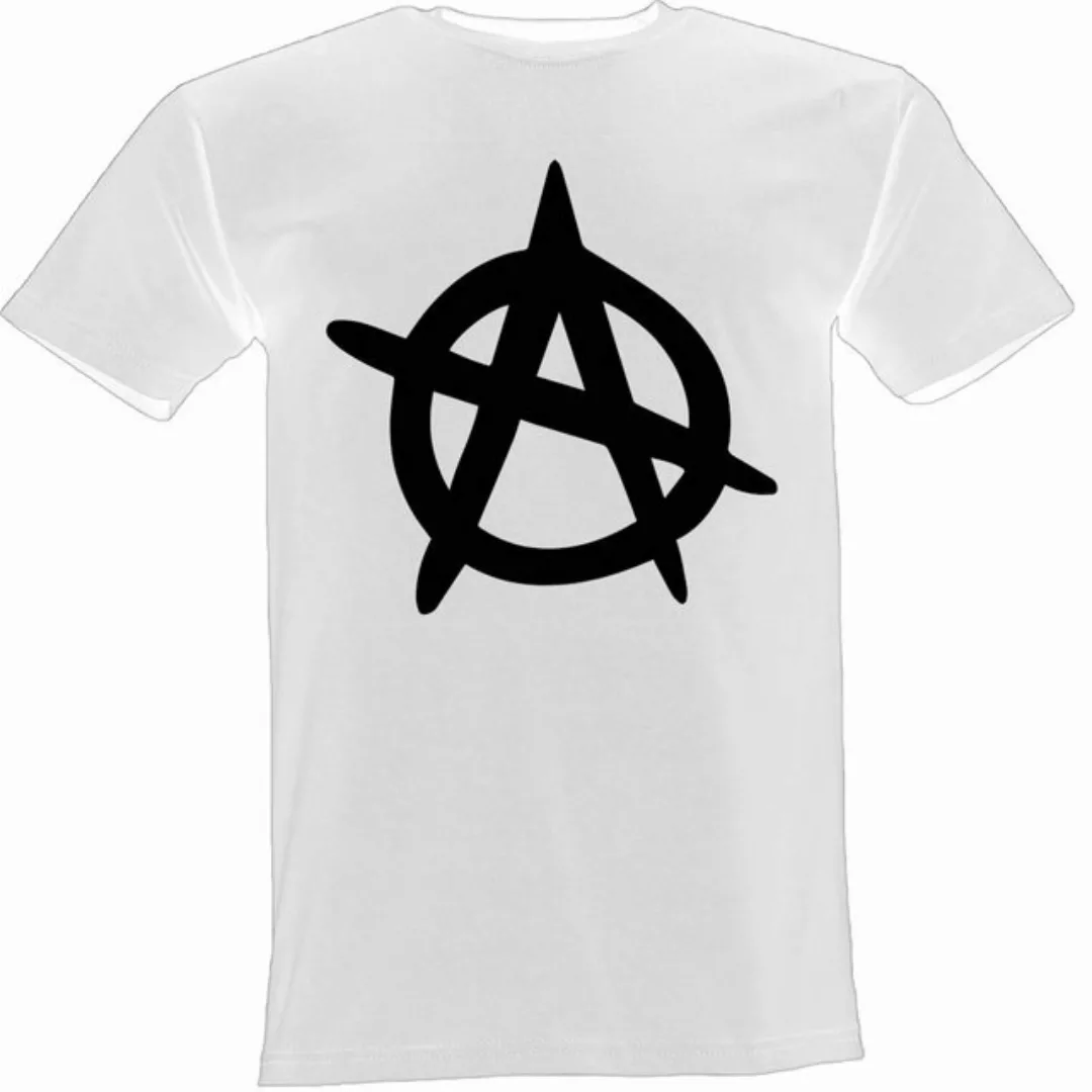 Lustige & Witzige T-Shirts T-Shirt T-Shirt Anarchie Fun-Shirt Party Logo 72 günstig online kaufen
