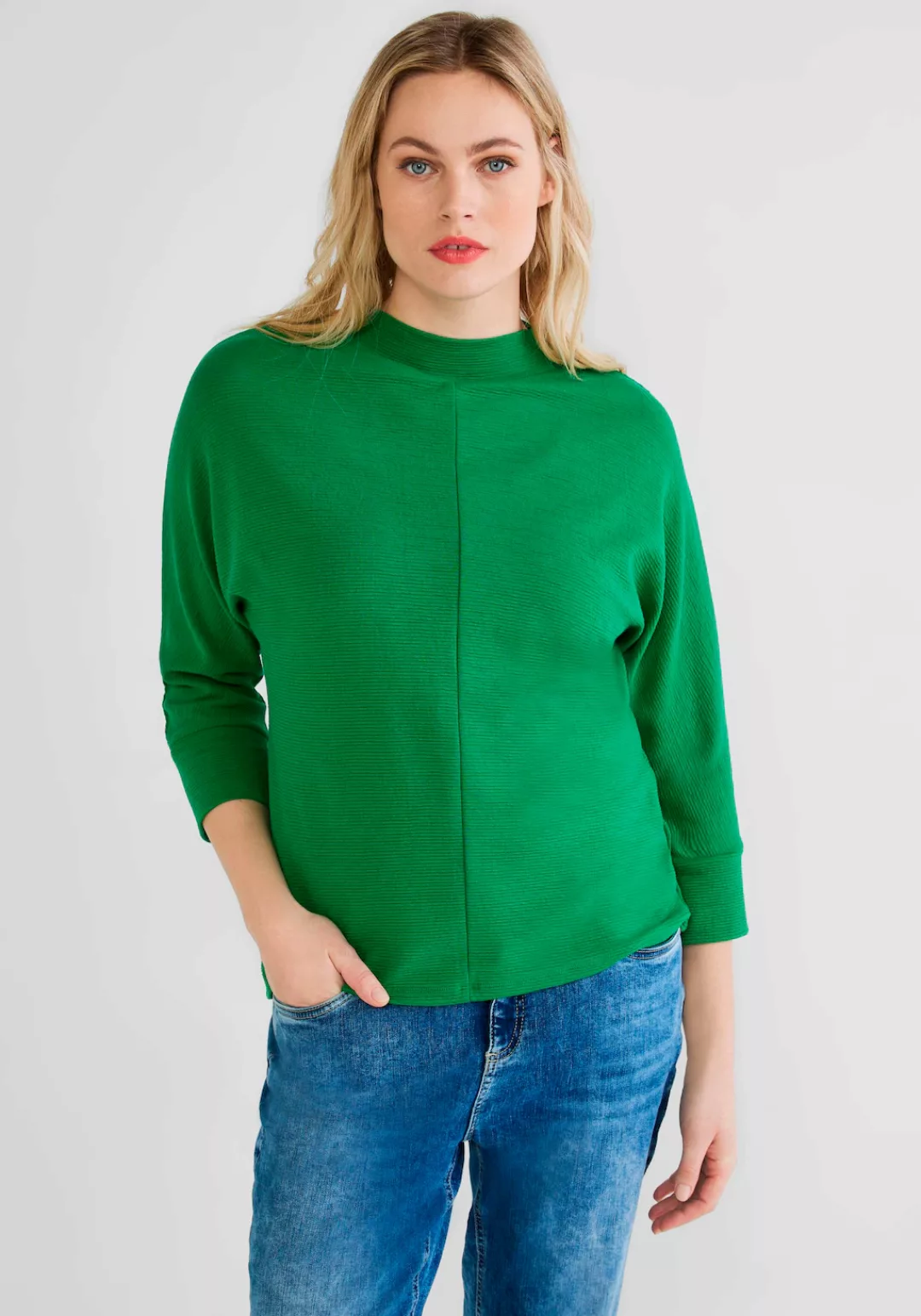 STREET ONE Sweatshirt mit modischem Turtleneck günstig online kaufen