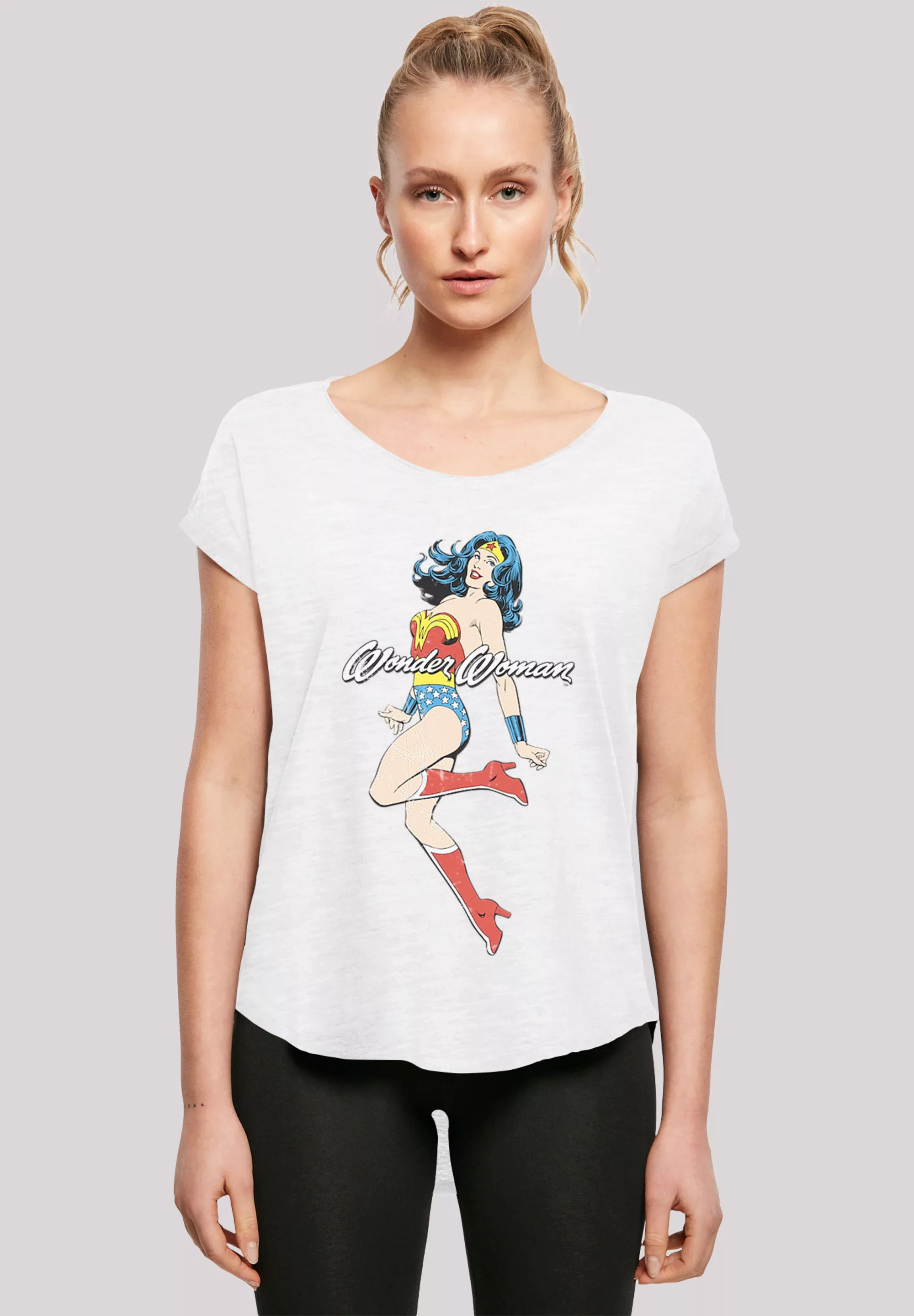 F4NT4STIC T-Shirt "DC Comics Wonder Woman Jump", Print günstig online kaufen