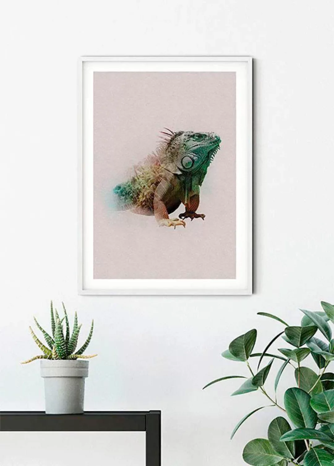 Komar Poster "Animals Paradise Iguana", Tiere, (1 St.), Kinderzimmer, Schla günstig online kaufen