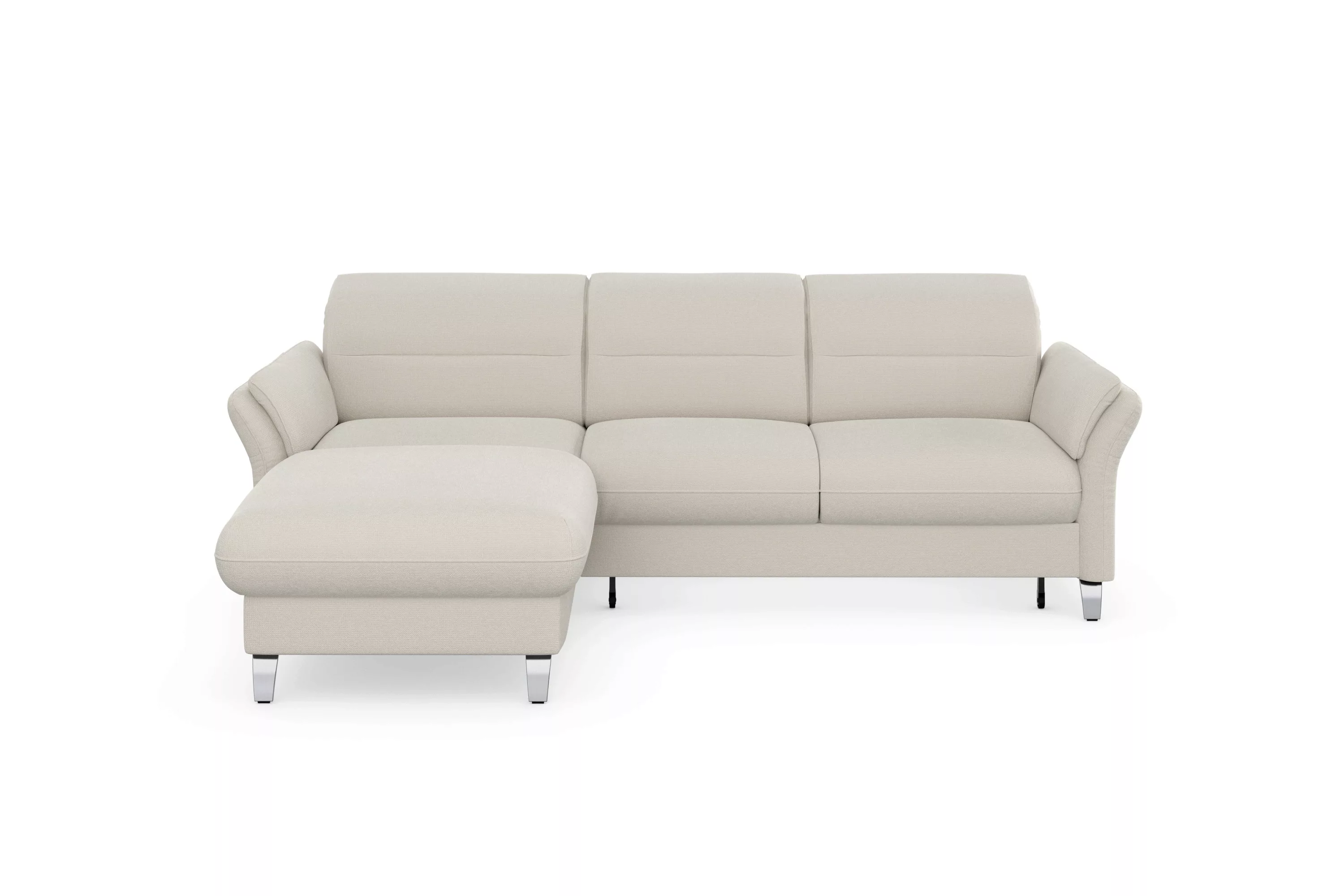 sit&more Ecksofa »Grenoble L-Form mit Federkern«, wahlweise mit Bettfunktio günstig online kaufen