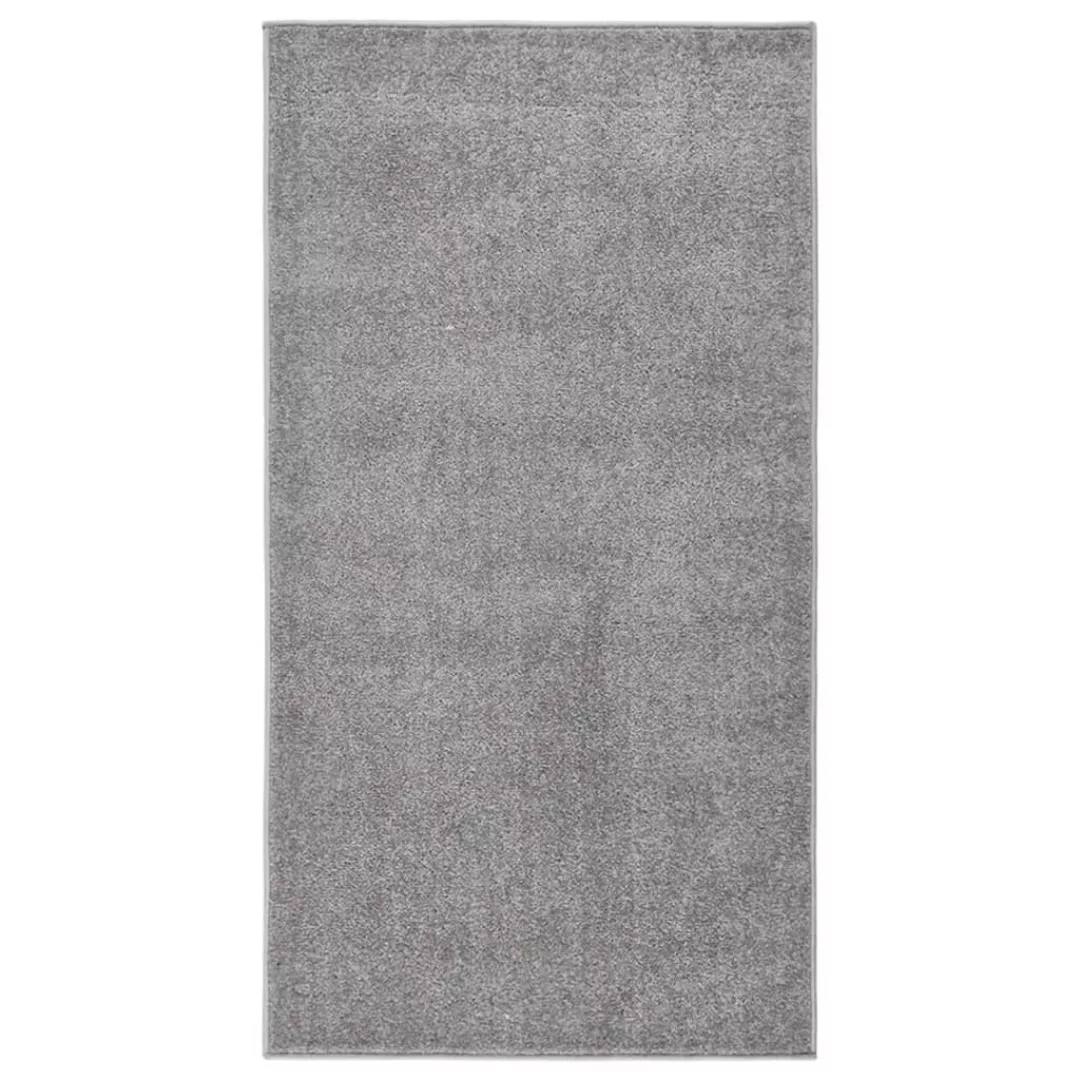 Vidaxl Teppich Kurzflor 80x150 Cm Grau günstig online kaufen