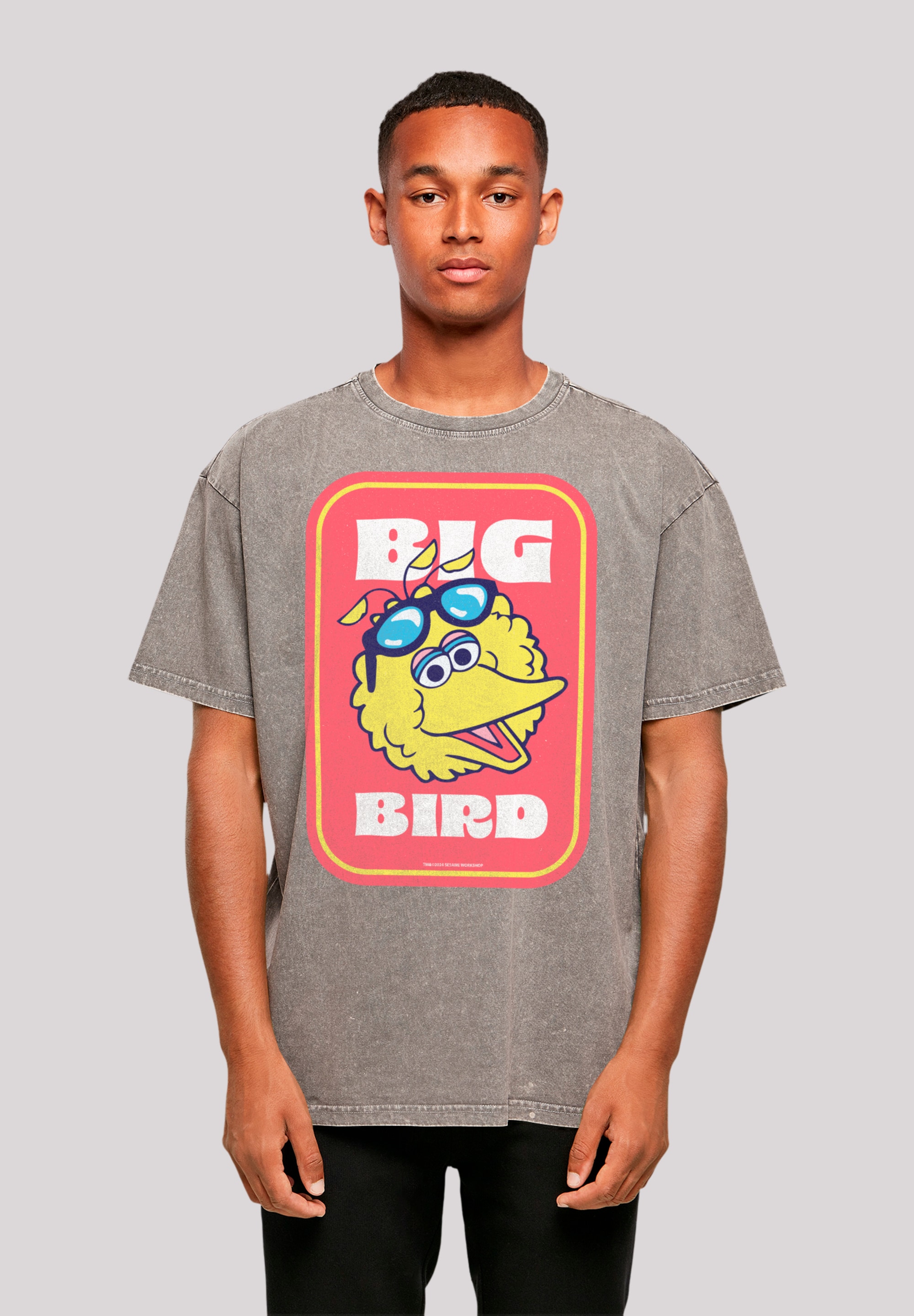 F4NT4STIC T-Shirt "Sesamstraße Bilbo Big Bird Sticker", Premium Qualität, W günstig online kaufen