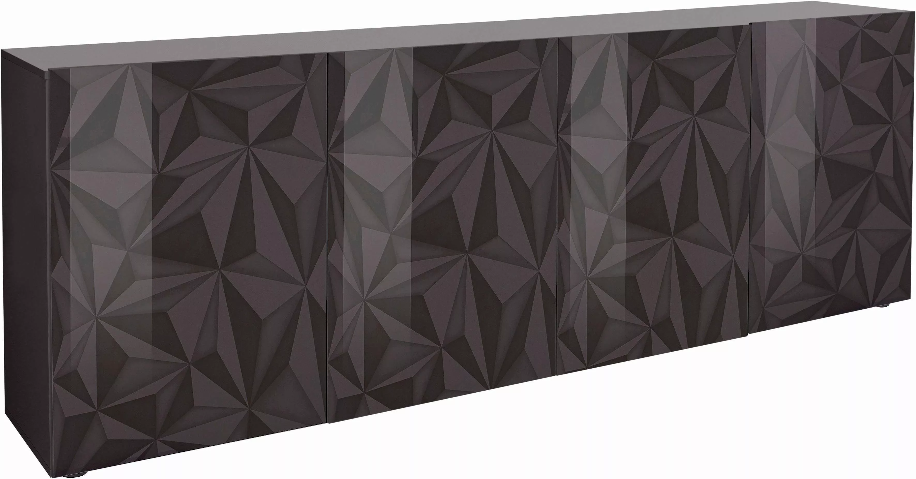 INOSIGN Sideboard "Prisma Breite 241, Kommode 4 Türen, Anrichte", Front mit günstig online kaufen