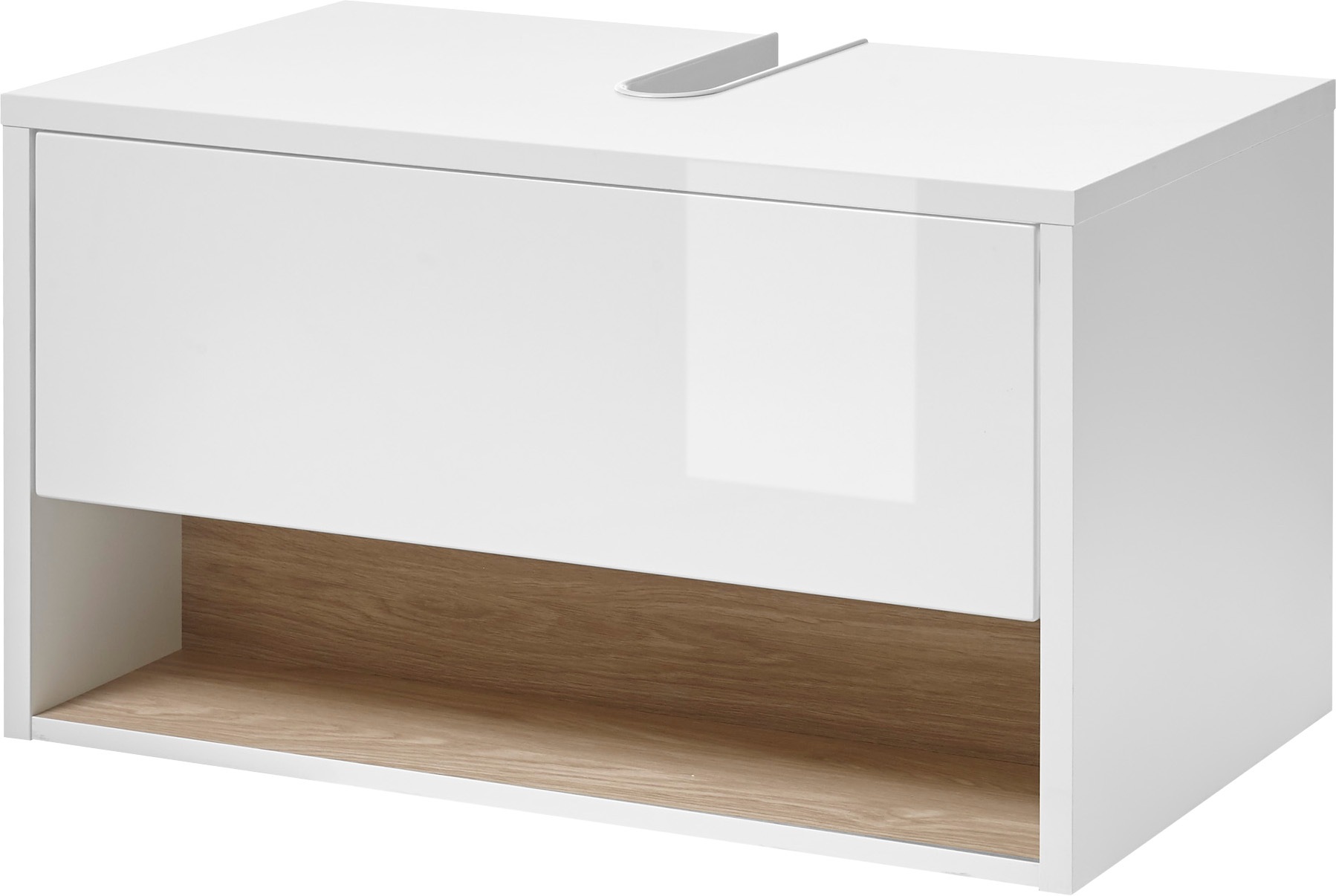 Places of Style Waschbeckenunterschrank "Studio Line, Badschrank in Hochgla günstig online kaufen