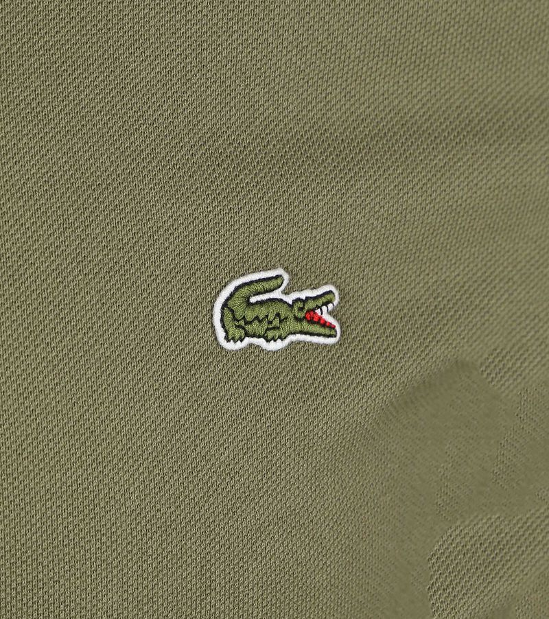 Lacoste Poloshirt Pique Olivgrun - Größe L günstig online kaufen