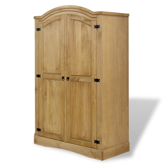 furnicato Kleiderschrank Mexiko-Stil Kiefernholz 2 Türen (1-St) günstig online kaufen