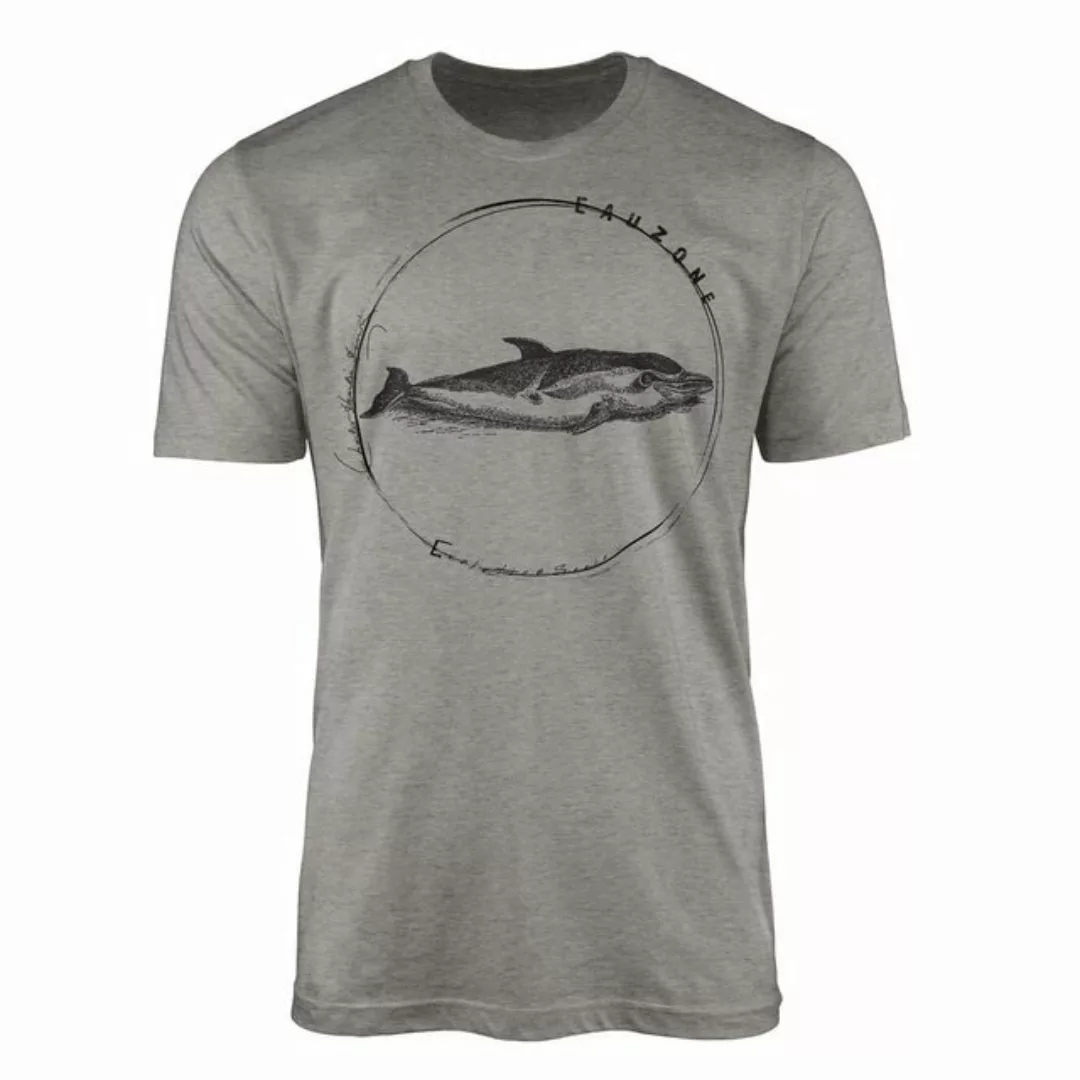 Sinus Art T-Shirt Evolution Herren T-Shirt Delfin günstig online kaufen