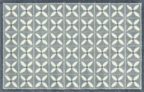 Turtle Mat Teppich »Flower Fields Grey«, rechteckig, 9 mm Höhe günstig online kaufen