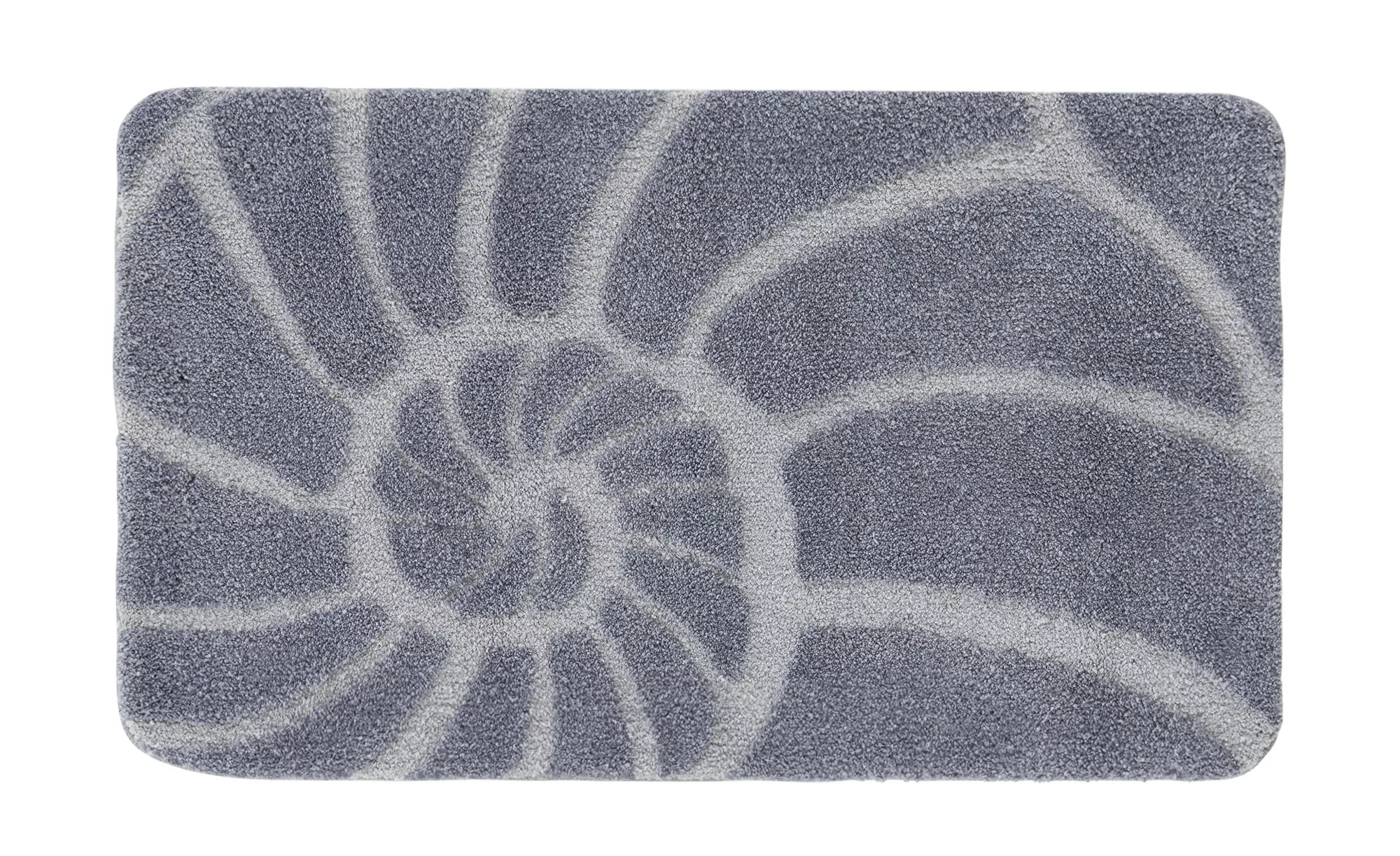 Kleine Wolke Badteppich  Muschel - grau - 100% Polyester - 70 cm - Heimtext günstig online kaufen