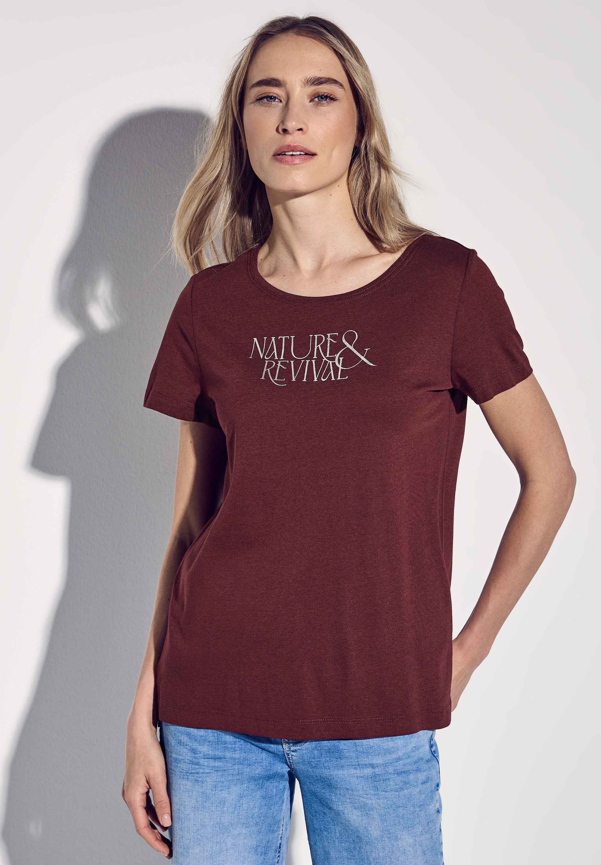 STREET ONE T-Shirt, im soften Baumwoll-Mix günstig online kaufen