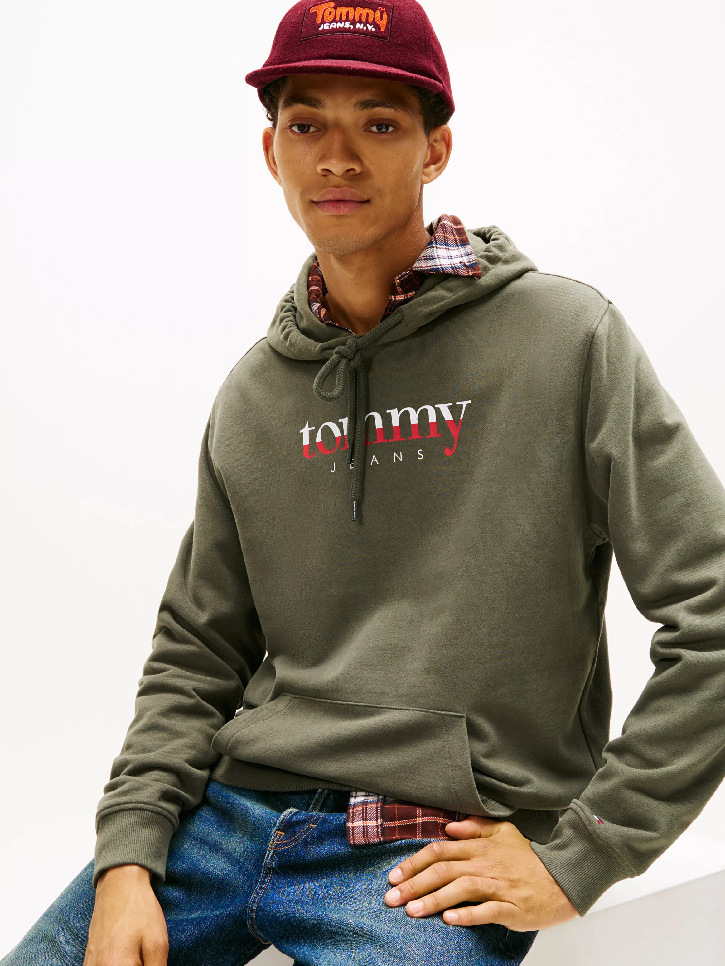 Tommy Jeans Hoodie "TJM DNA", Sweatshirt, Reuglar Fit, mit Logo günstig online kaufen