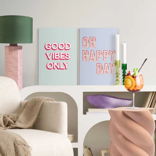 Reinders! Leinwandbild »Happy Vibes« günstig online kaufen